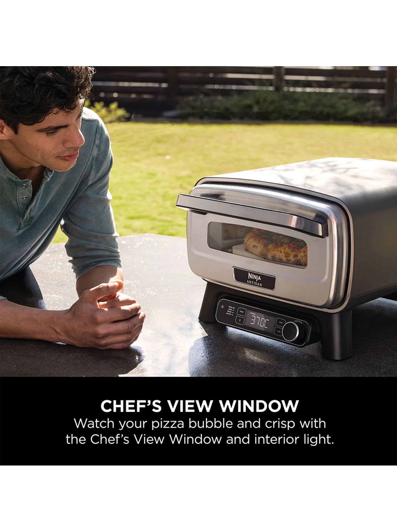Artisan Outdoor Pizza and Air Fry Oven Grey - Image 4