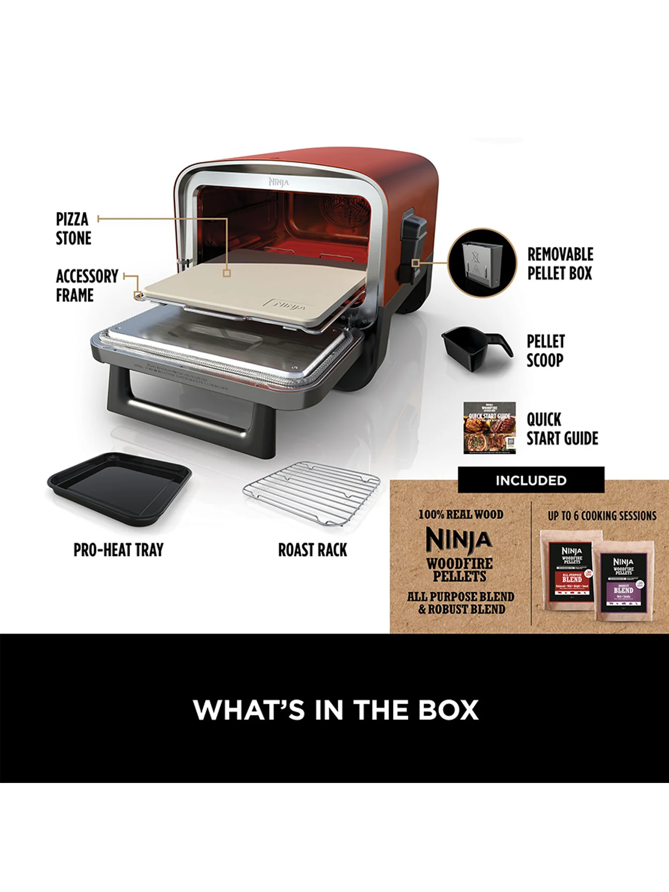 Woodfire Electric Outdoor Oven Terracotta - Image 3
