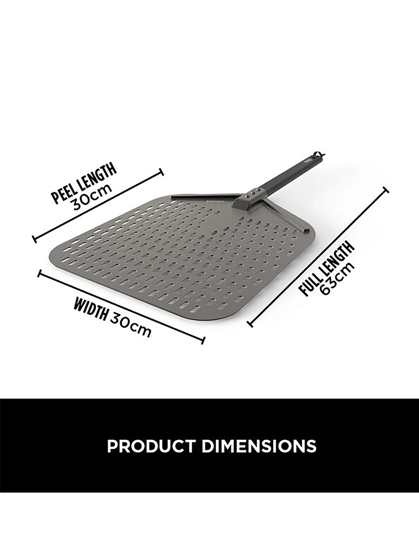 Woodfire Pizza Peel Black - Image 3