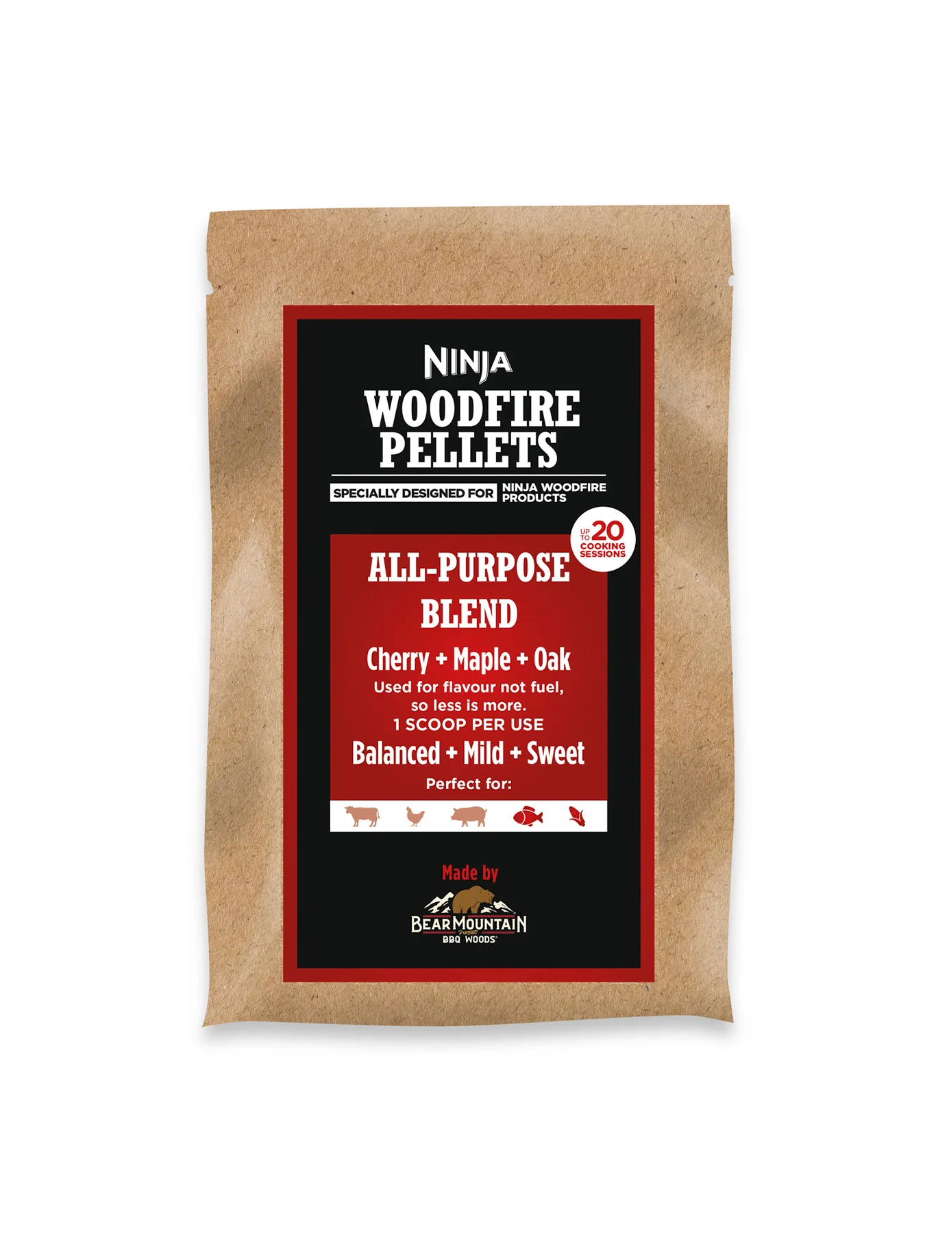 Woodfire Pellets All Purpose Blend 900g