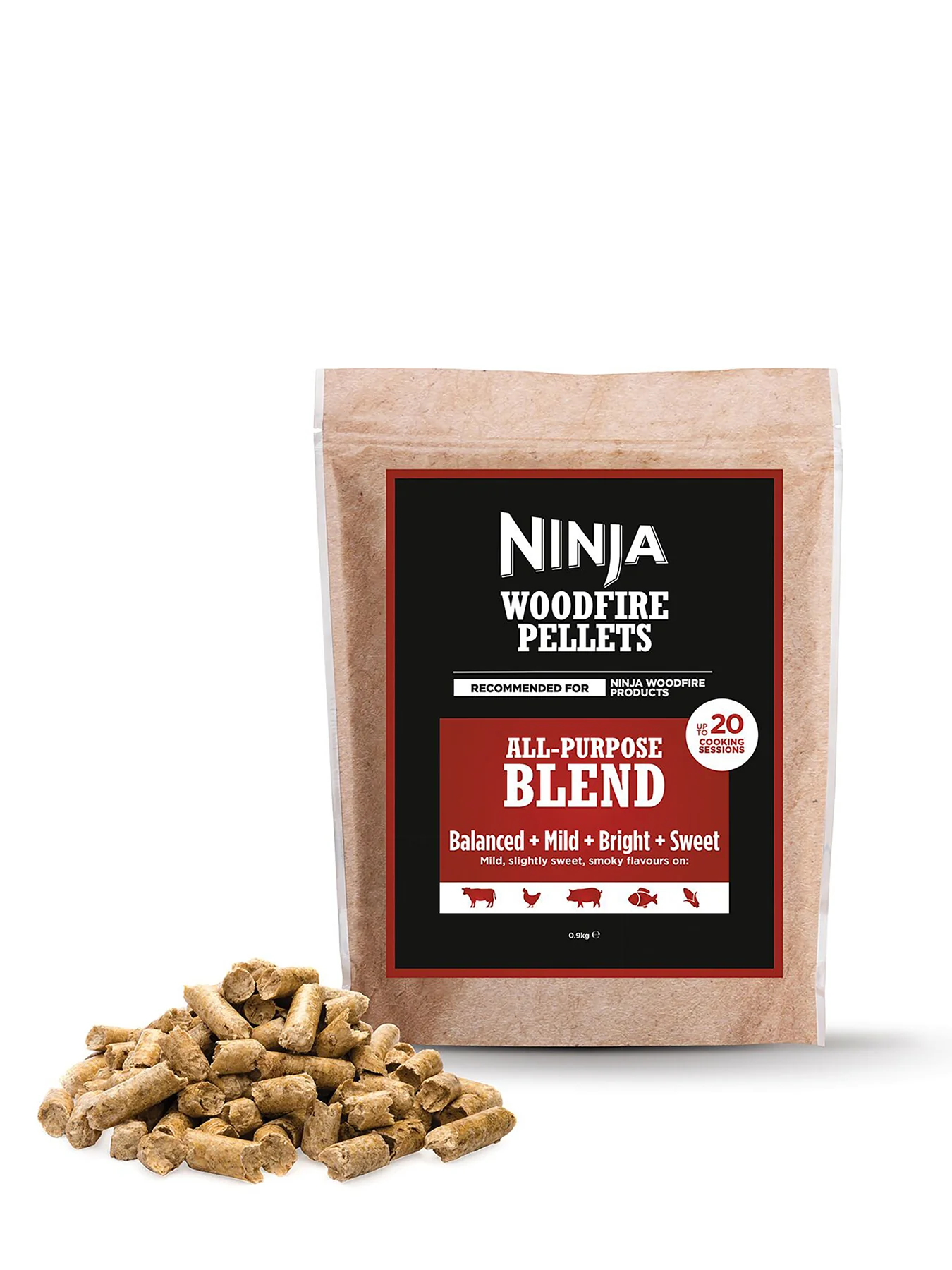 Woodfire Pellets All Purpose Blend 900g - Image 3
