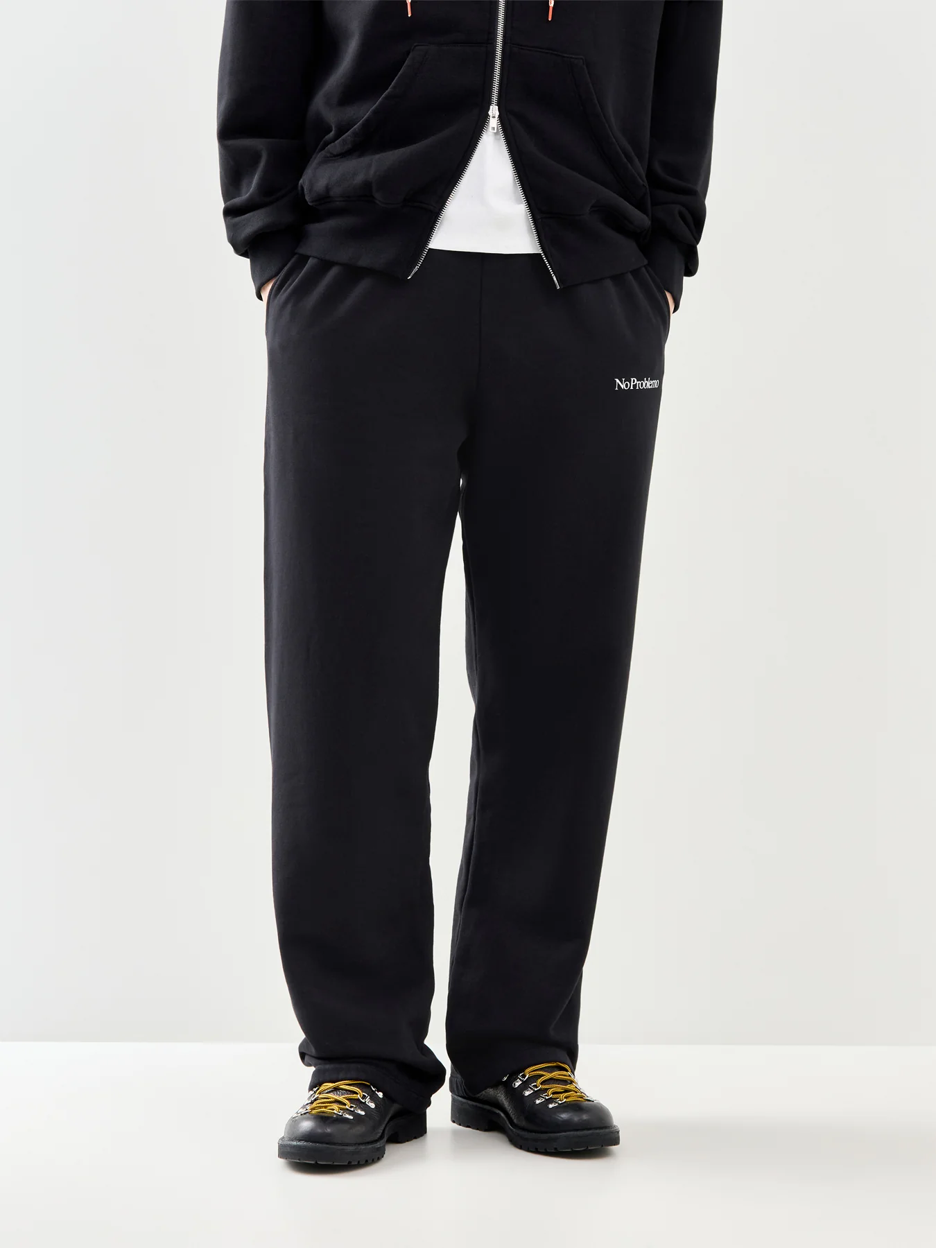 Mini Problemo Straight Leg Sweatpants Black - Image 4