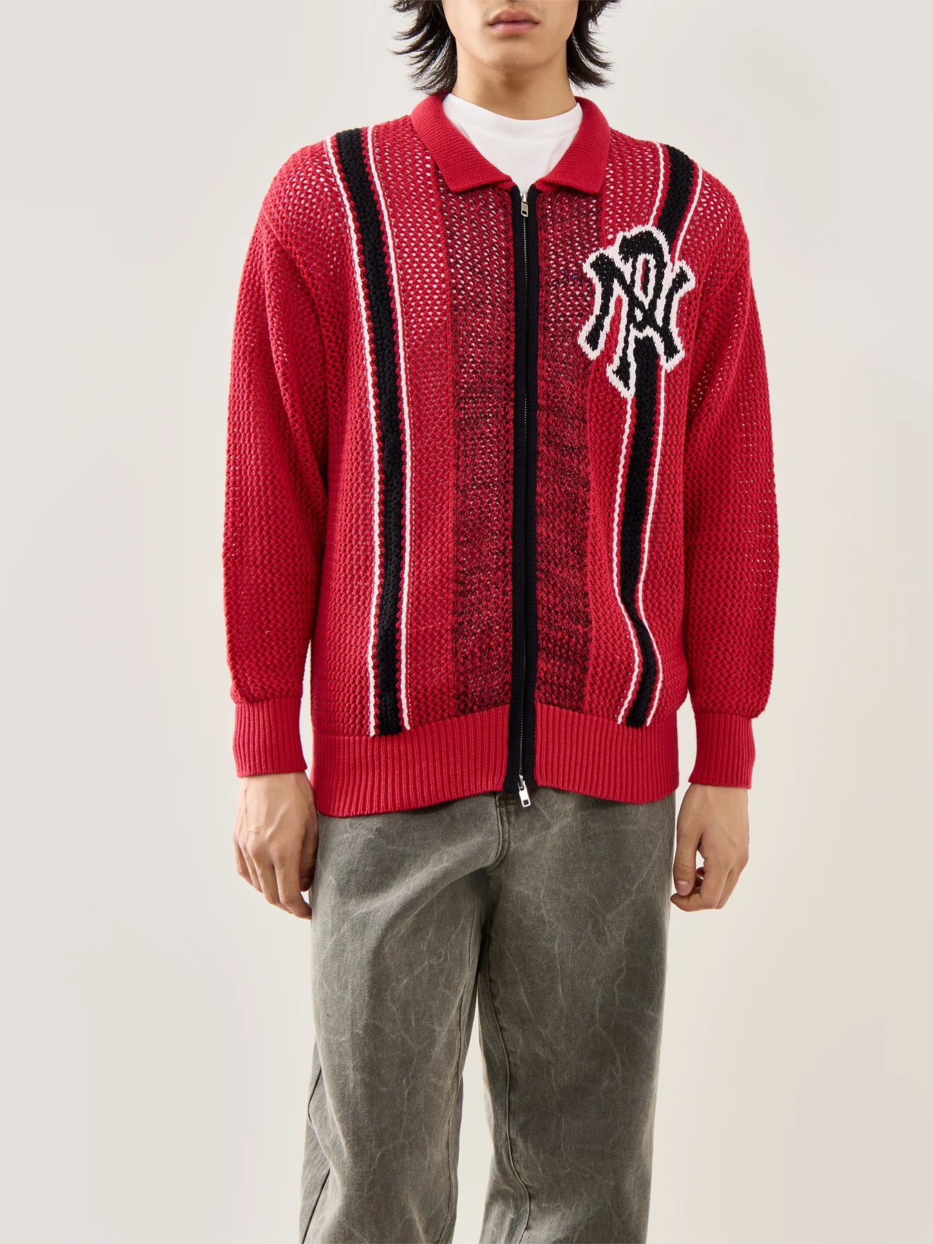 NYP Sports Crochet Jumper Red - Image 4