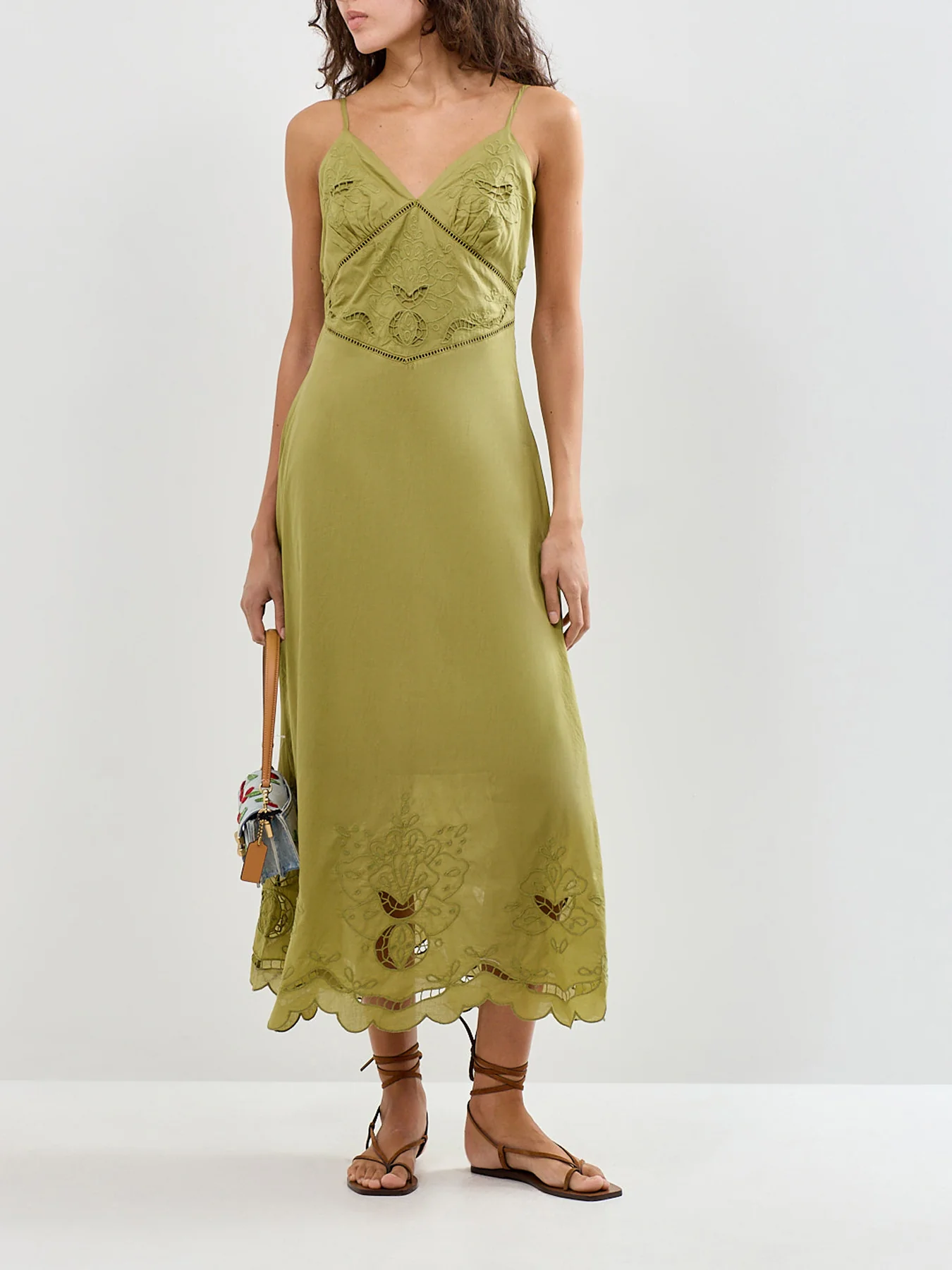 Brooke Midi Dress Green - Image 4