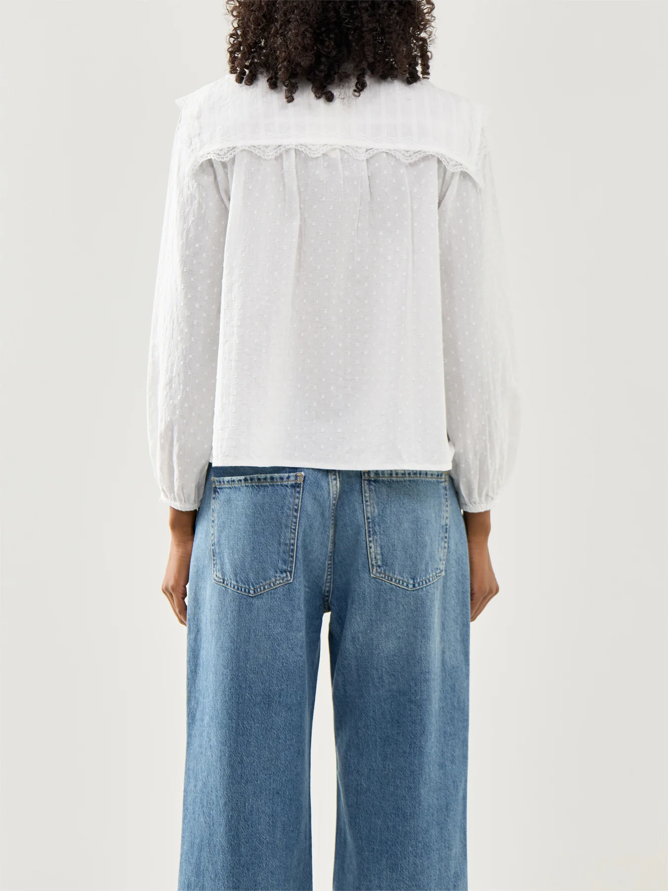 Collared Blouse White - Image 5