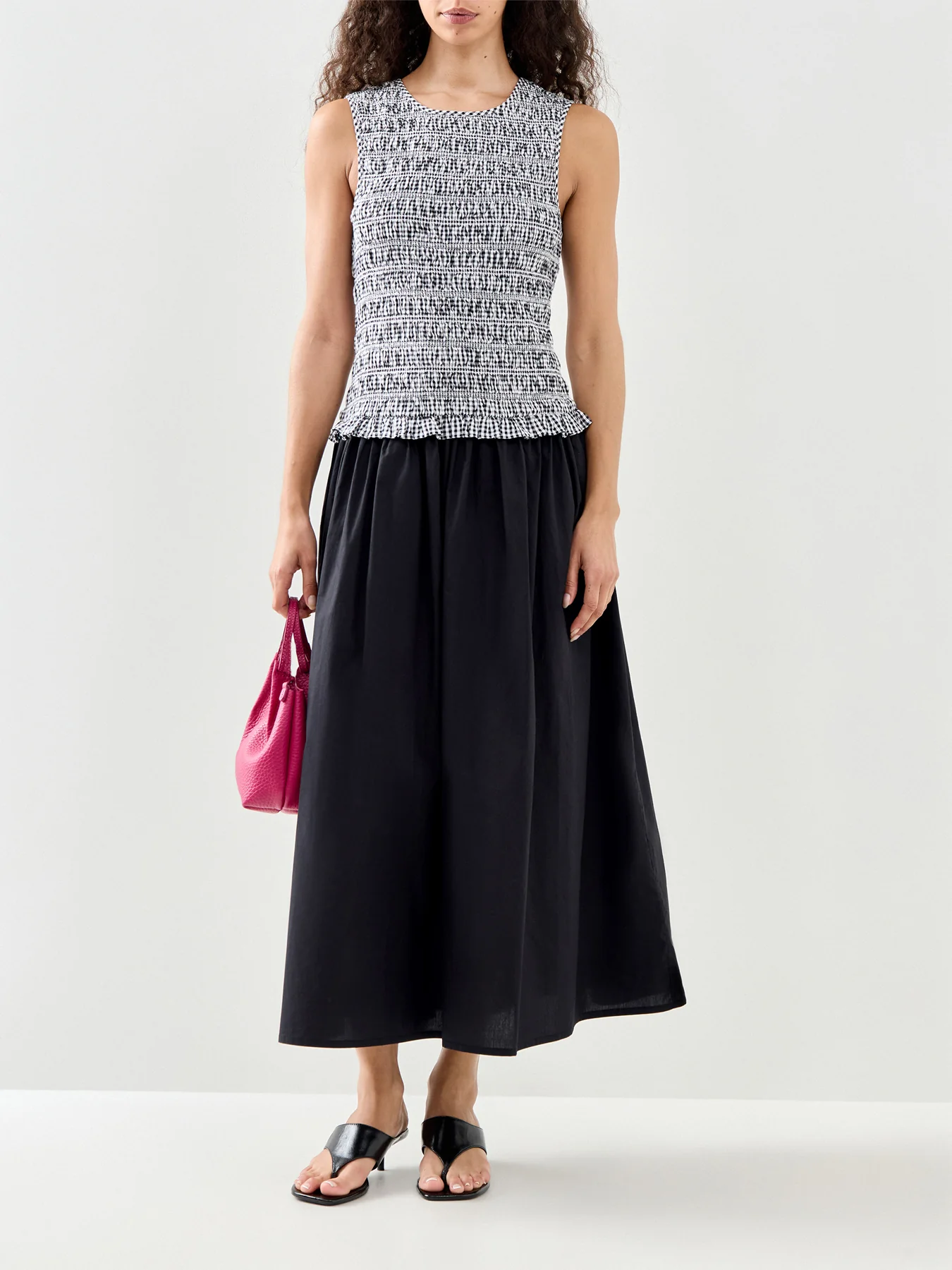 Drina Midi Dress Black - Image 2