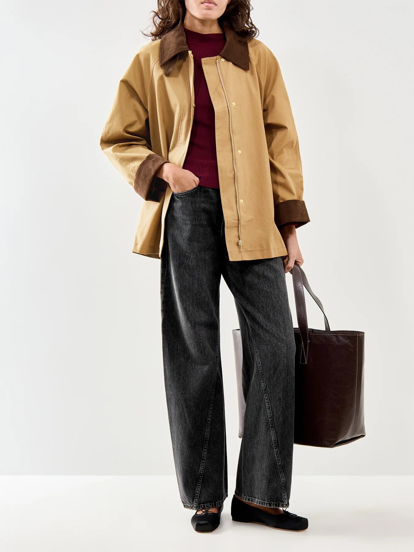 Freddie Barn Coat Brown - Image 2