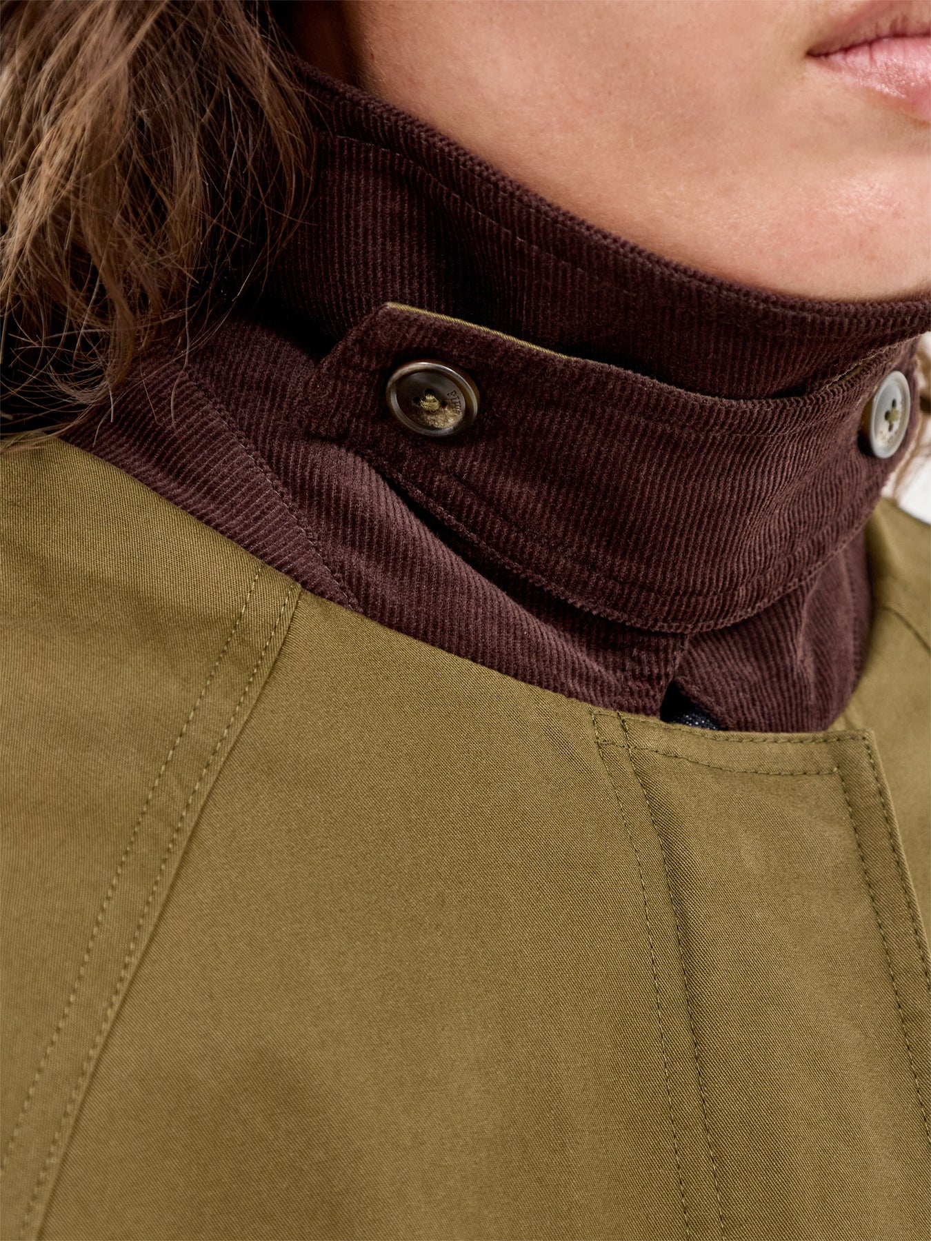 Freddie Barn Coat Khaki - Image 3