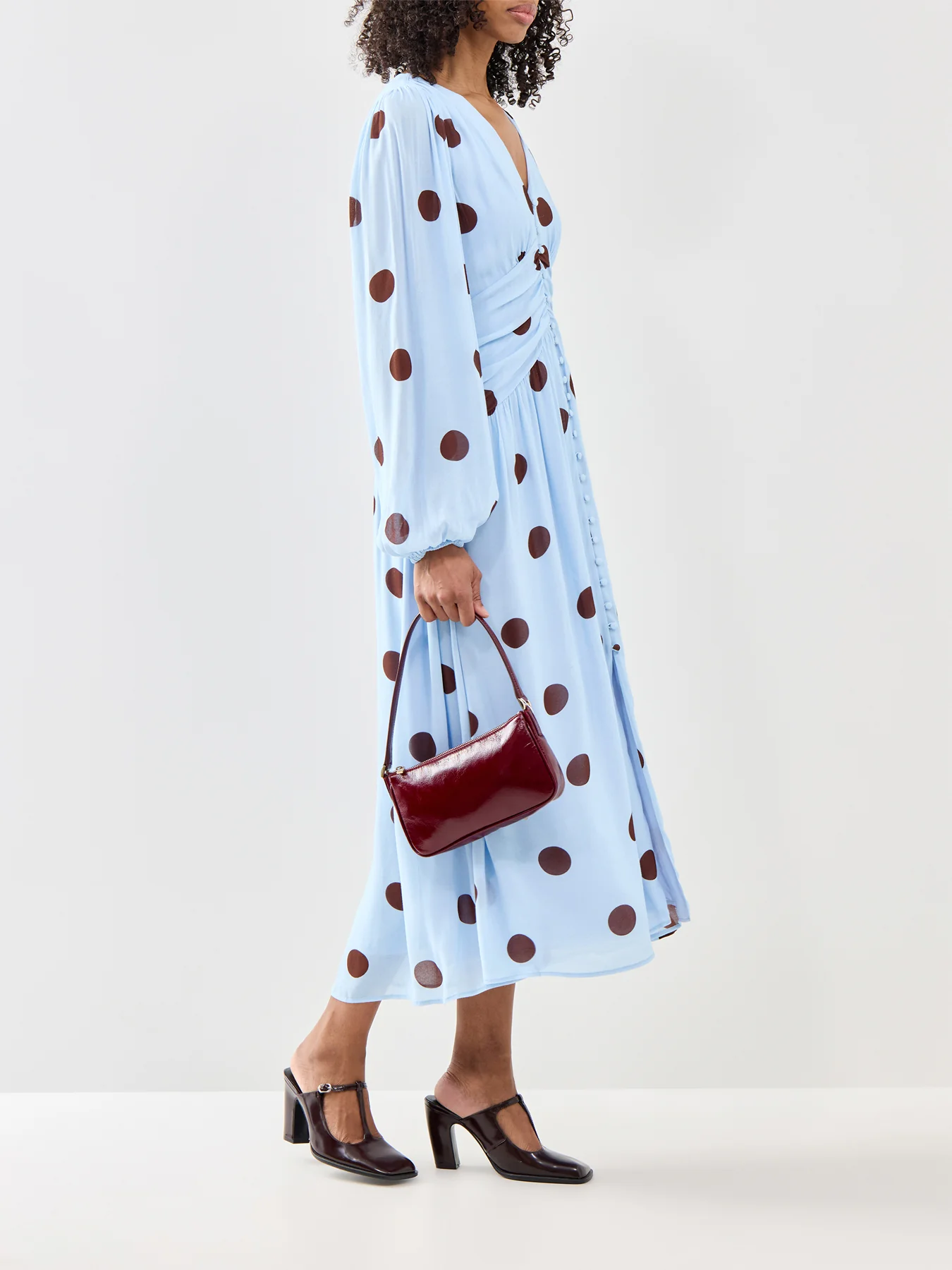 Luna Midaxi Dress Blue - Image 4