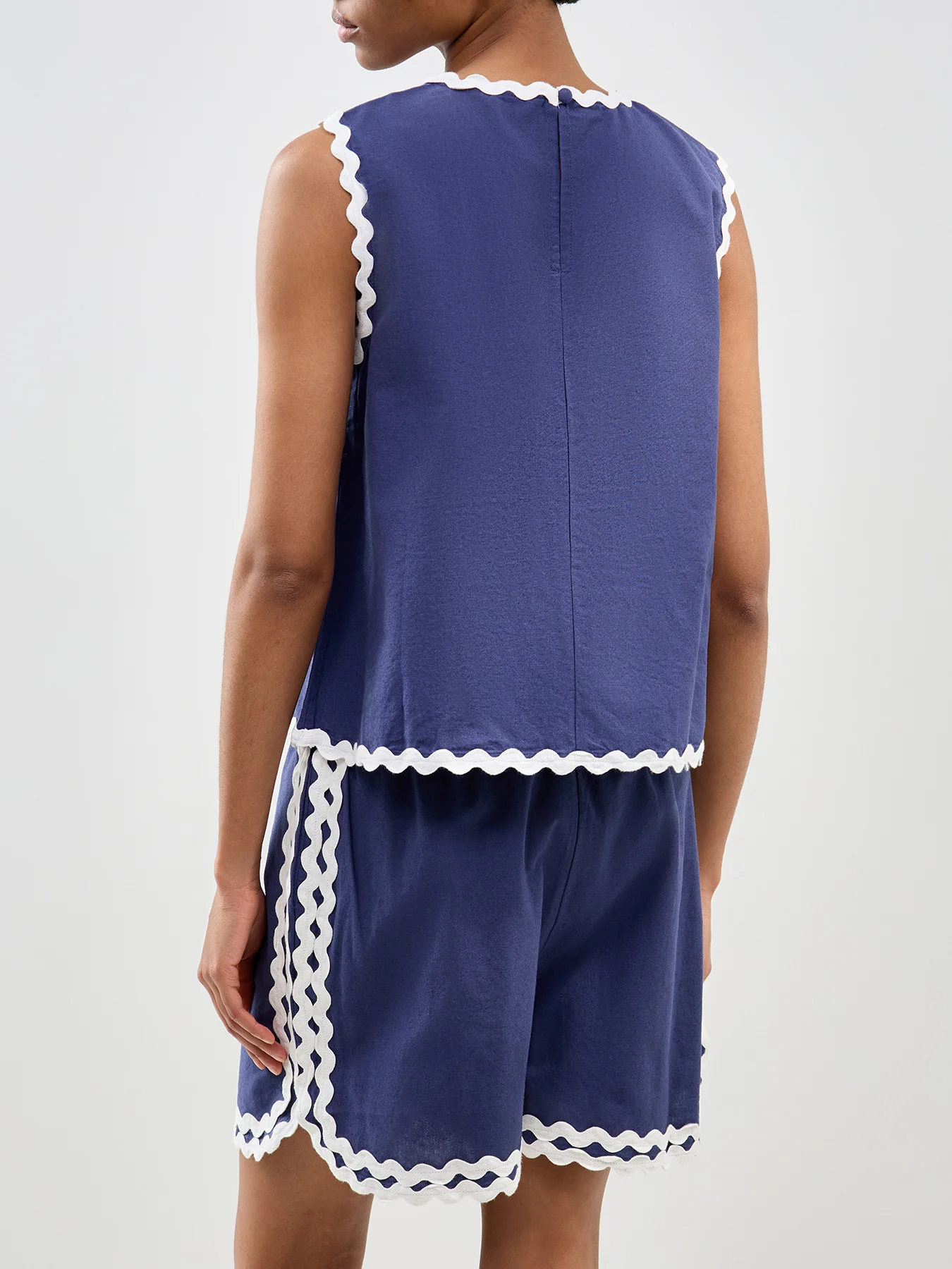 Rick Rack Stirling Top Blue - Image 5