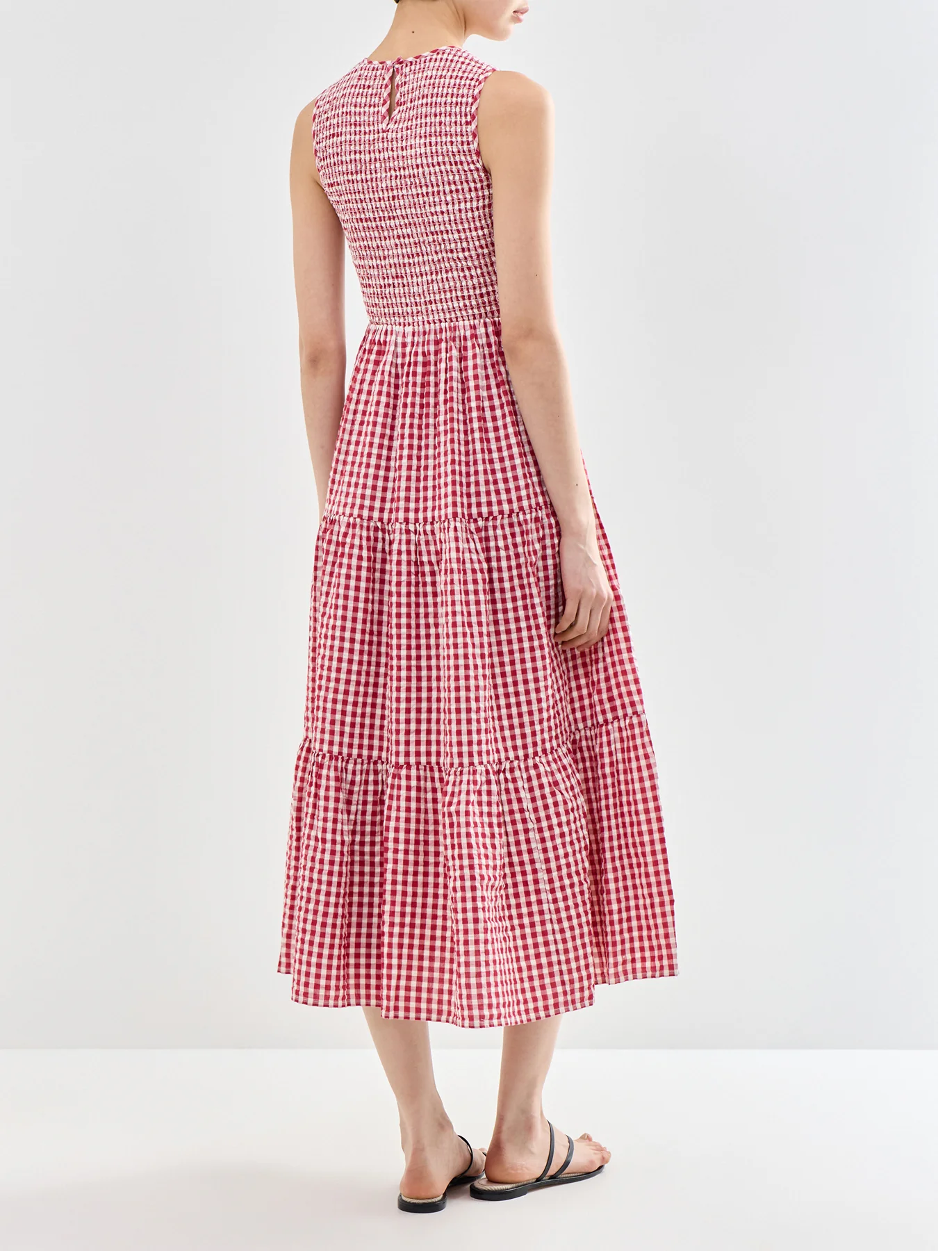 Sleeveless Charlie Midaxi Dress Red - Image 5
