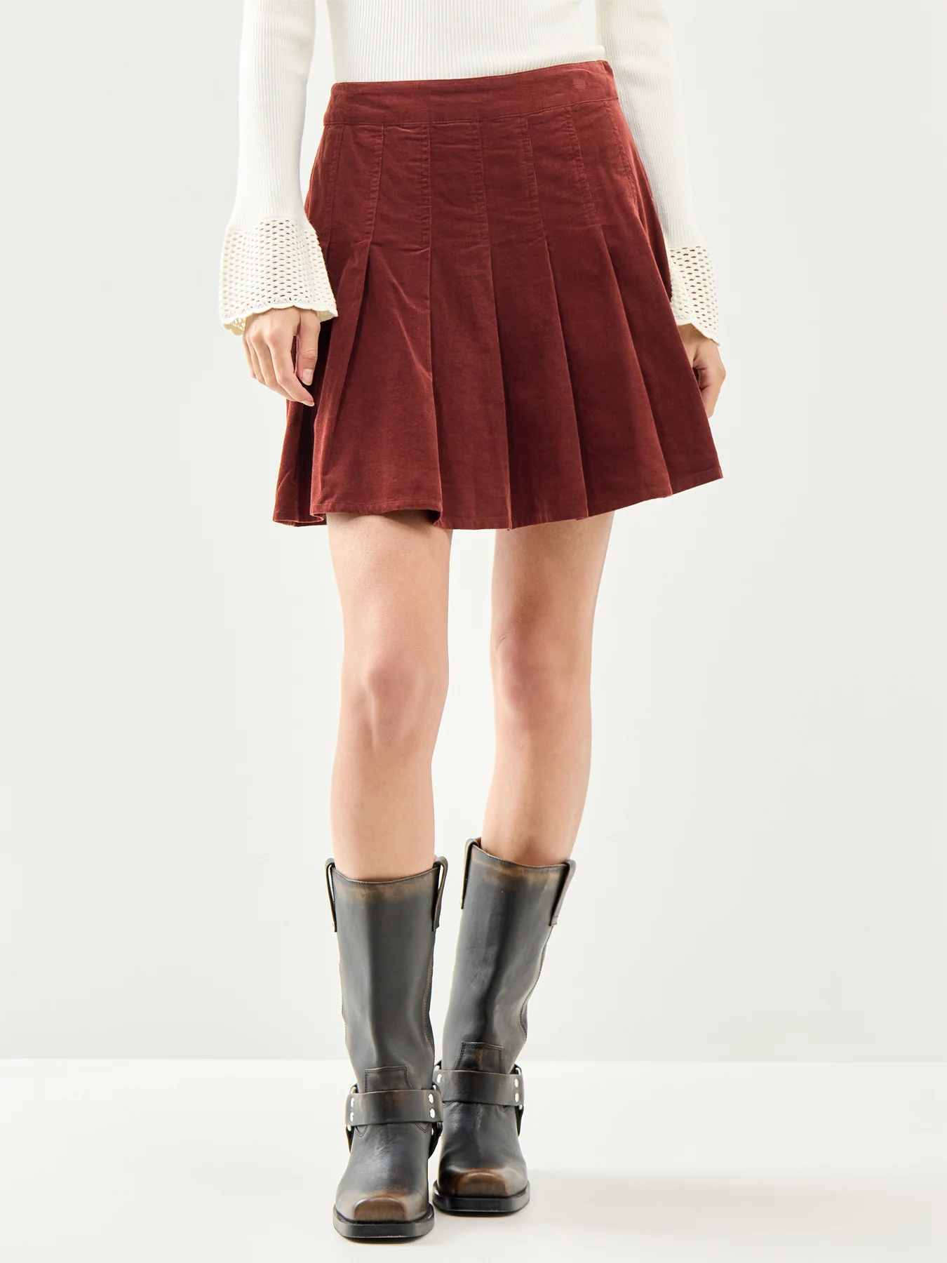 Vincent Skirt Brown - Image 4