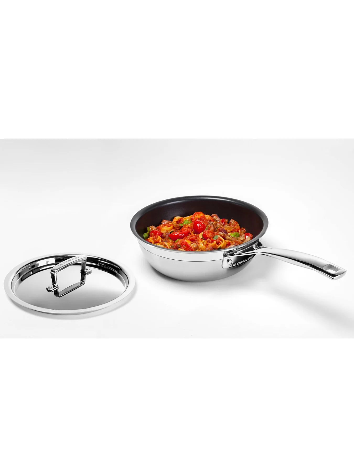 3-Ply Stainless Steel Non Stick Chefs Pan 20cm - Image 2