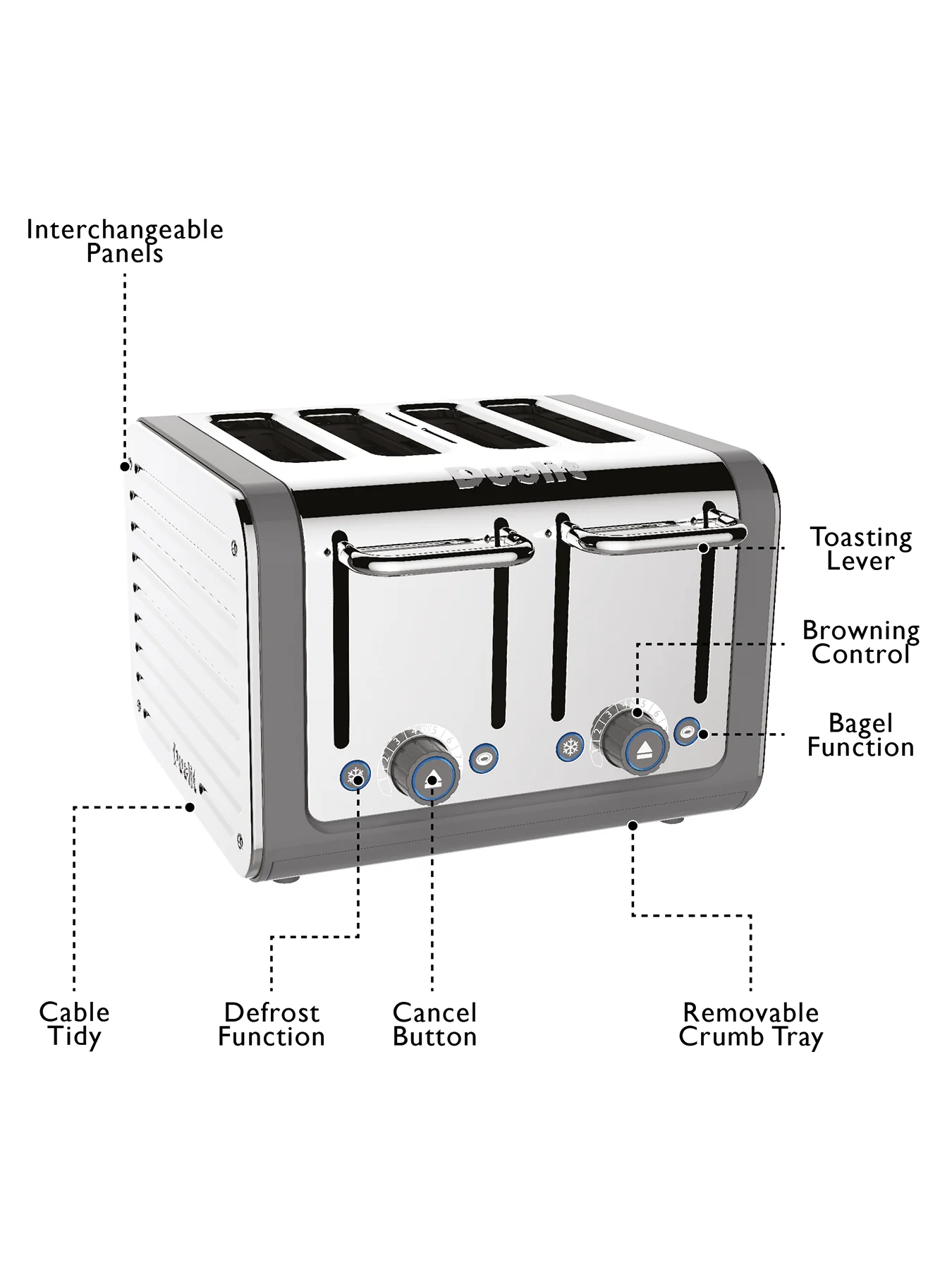 4 Slot Toaster Architect - Image 3