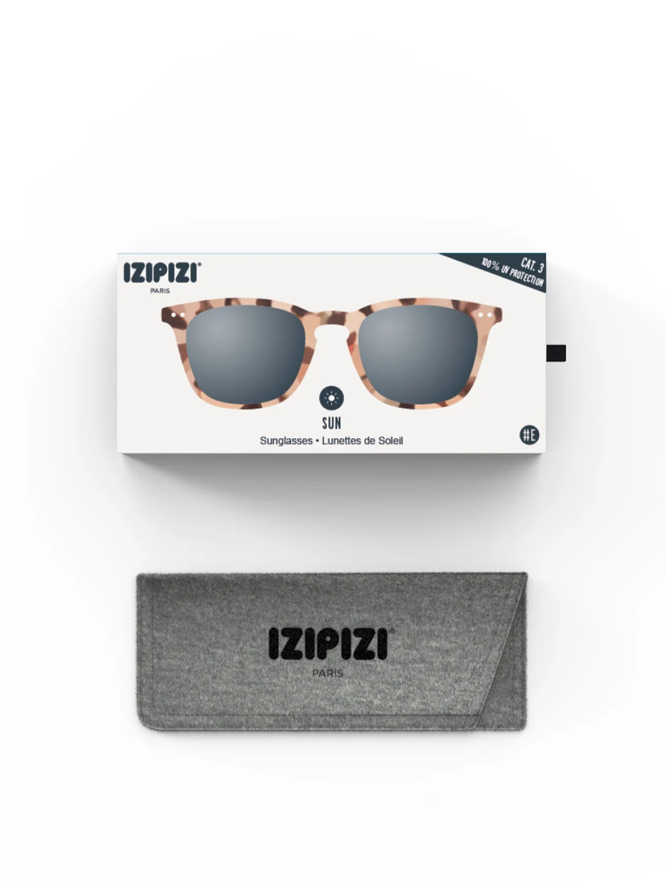 #E SUN Sunglasses Light Tortoise Brown - Image 2