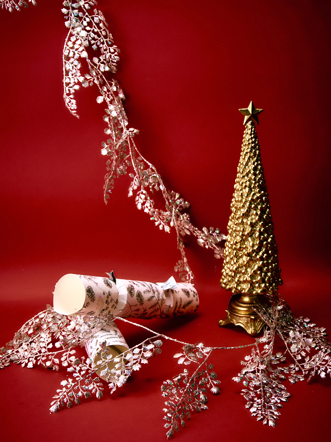Sparkle Maidenhair Garland Christmas Decoration 180cm - Image 2