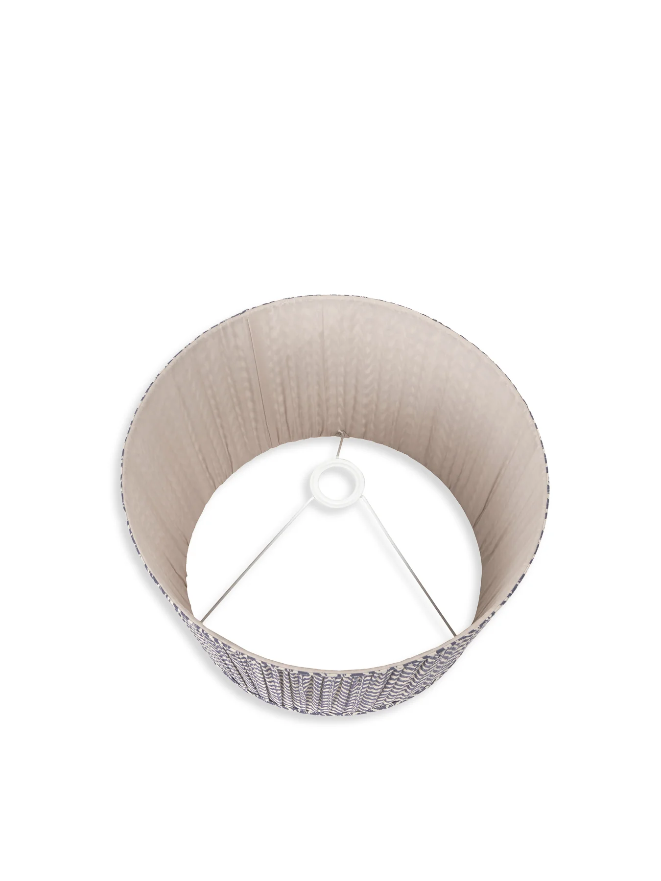 Chevron Mushroom Pleat Shade Blue 50cm - Image 2