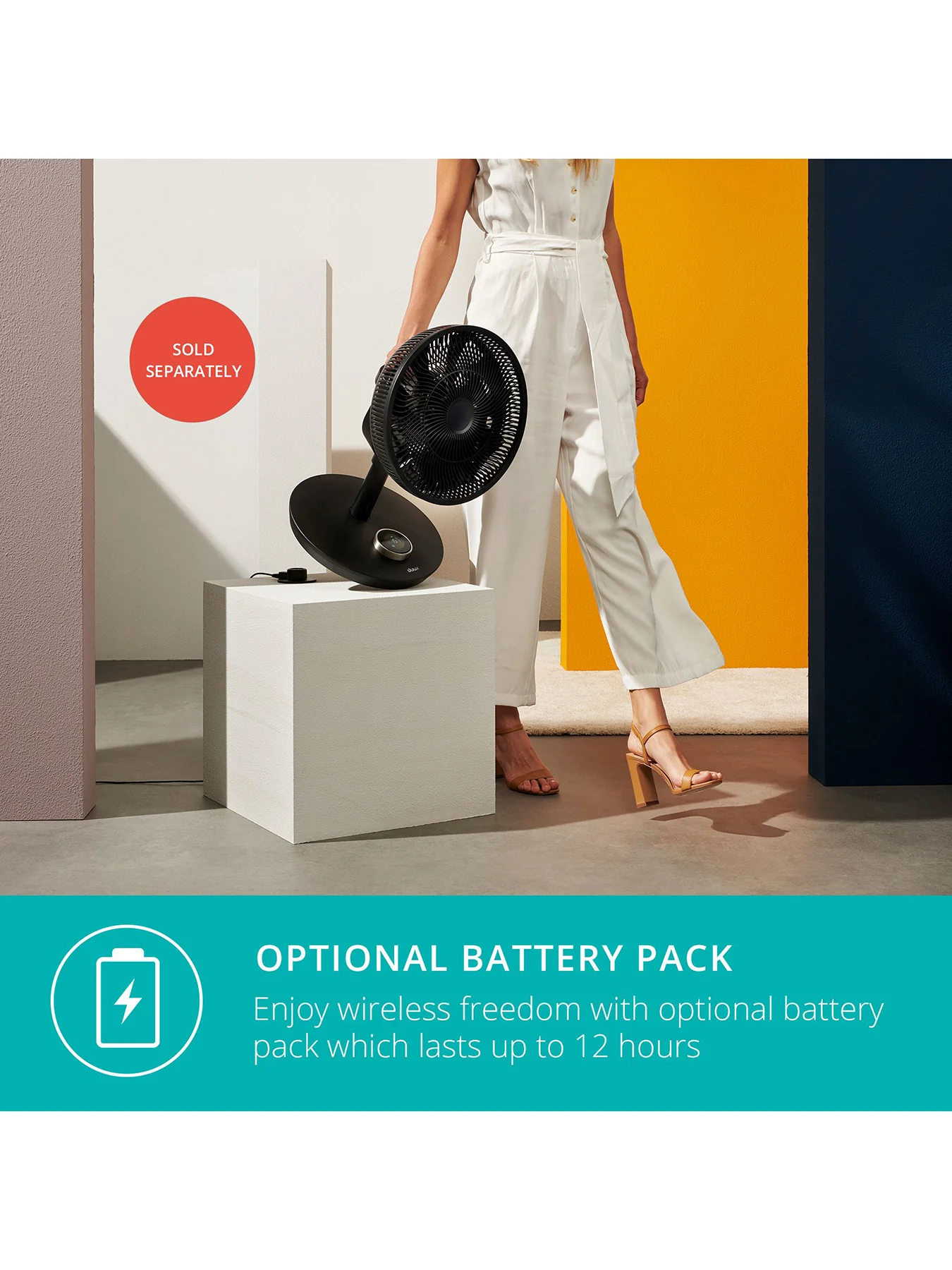 Whisper Flex Smart Fan Black - Image 3