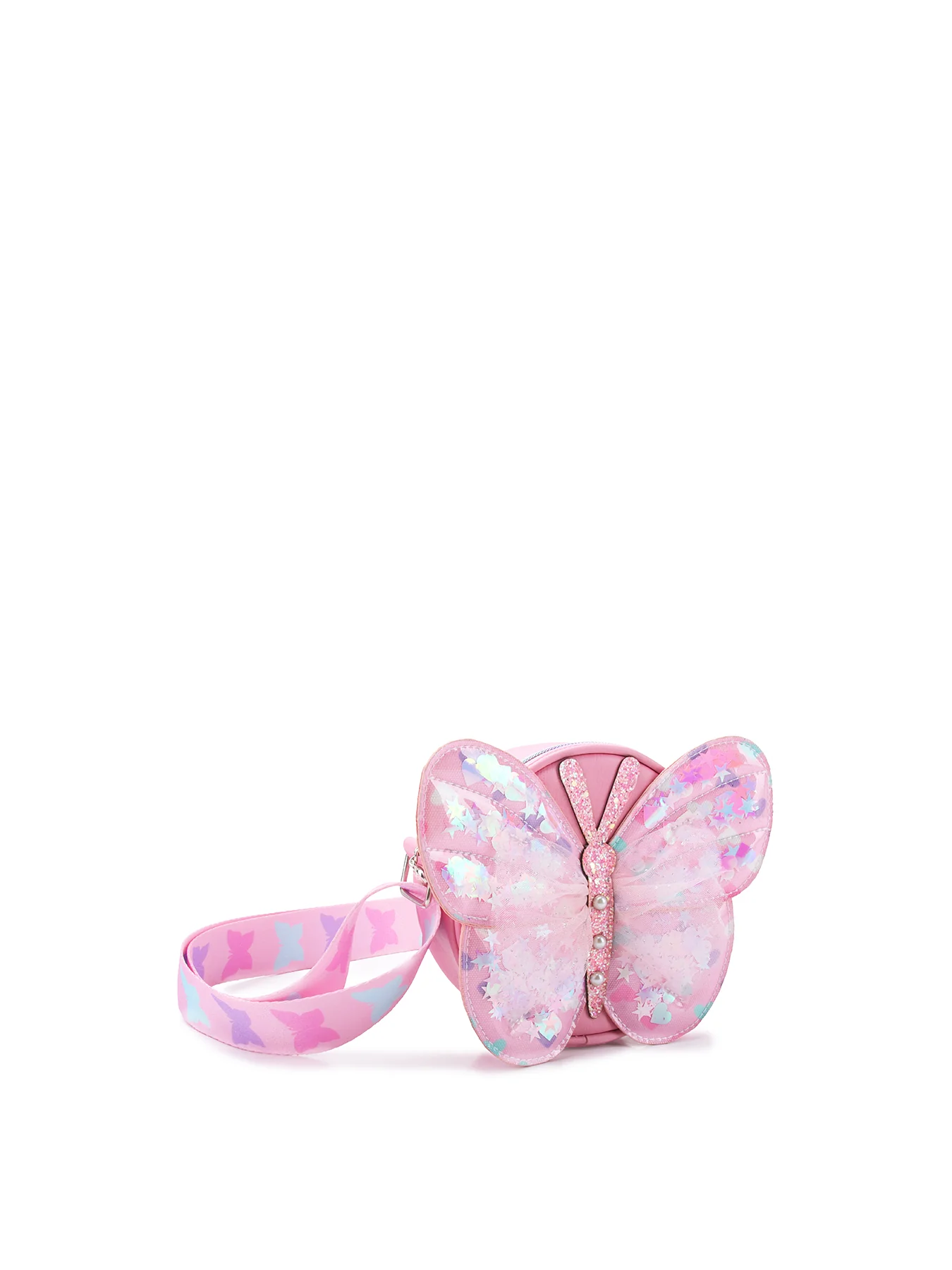Butterfly Confetti Crossbody Pink - Image 2