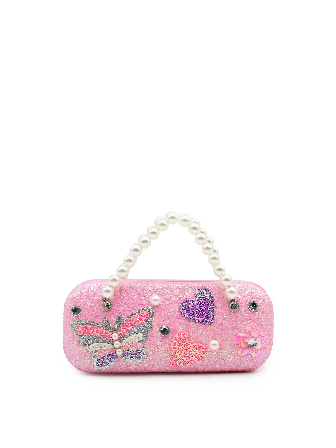 Kids' Butterfly Glitter Case And Sunglasses Set Multi - Image 2