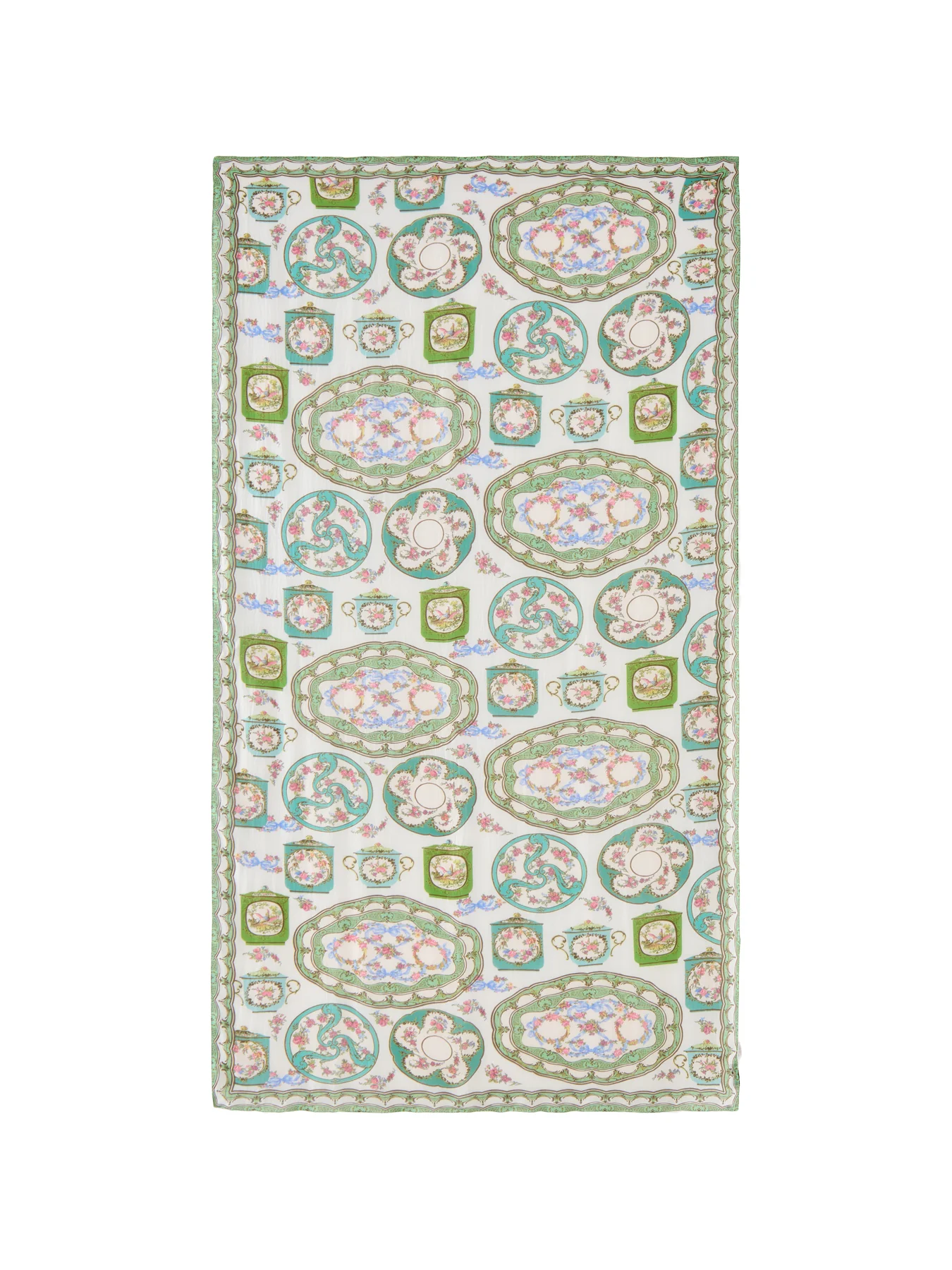Afternoon Tea Scarf Green