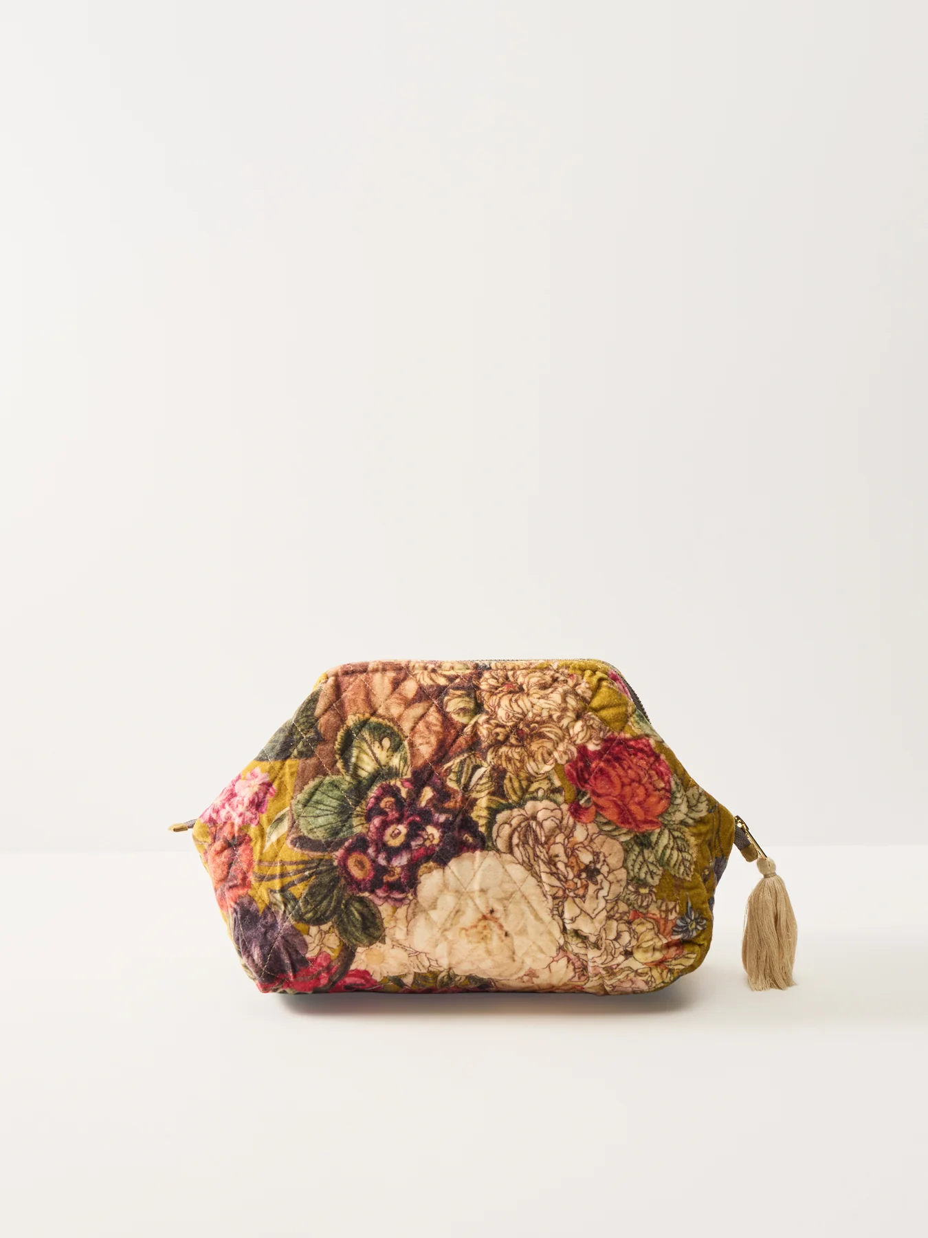 Primula Velvet Pouch Gold - Image 2