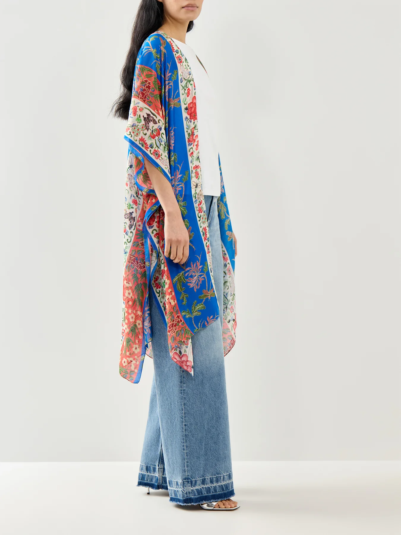 Ribbons Throwover Cobalt Blue - Image 4