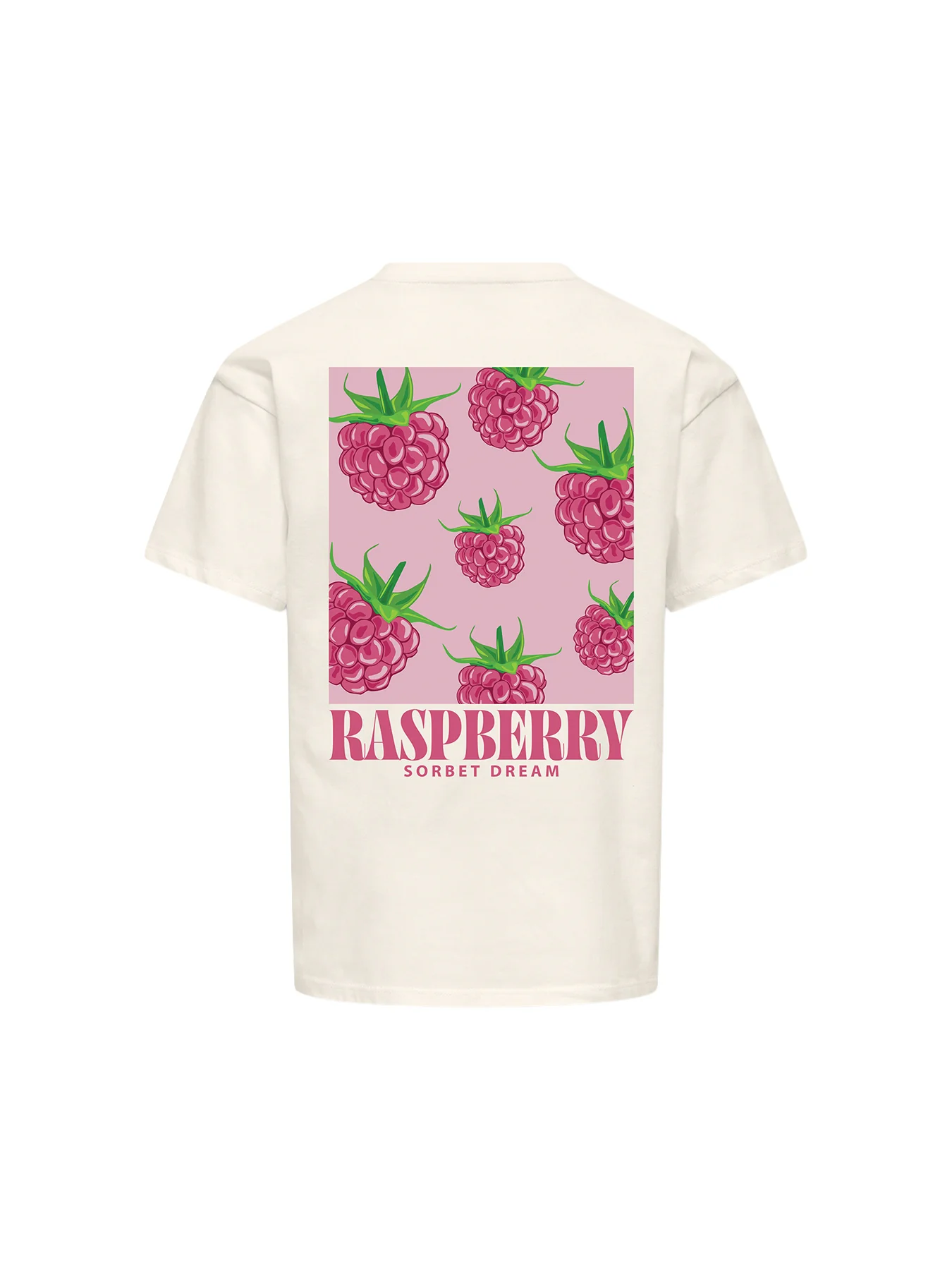 Kids’ Carina Printed Short Sleeve Top White - Image 2