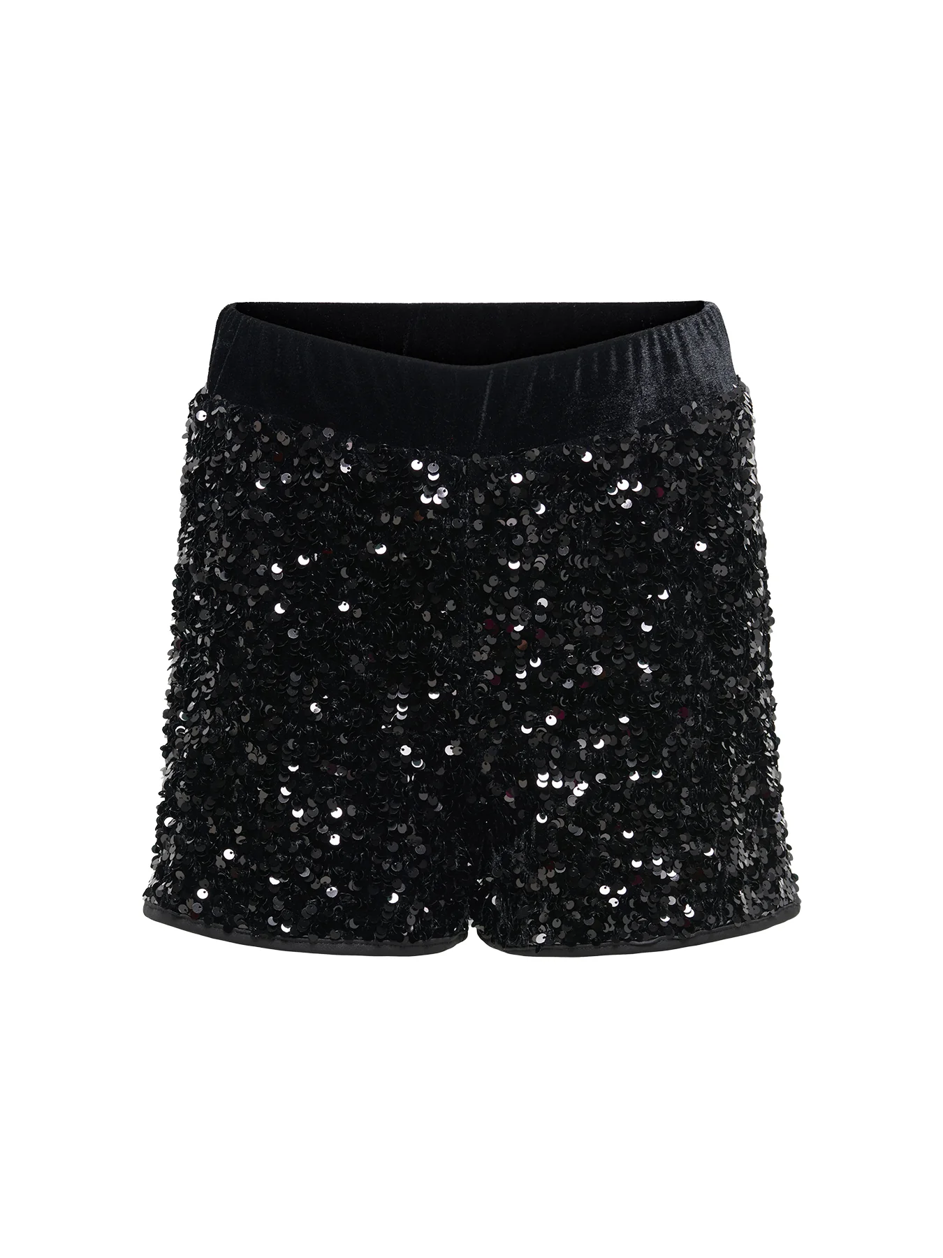 Girls’ Confidence Sequin Shorts Black