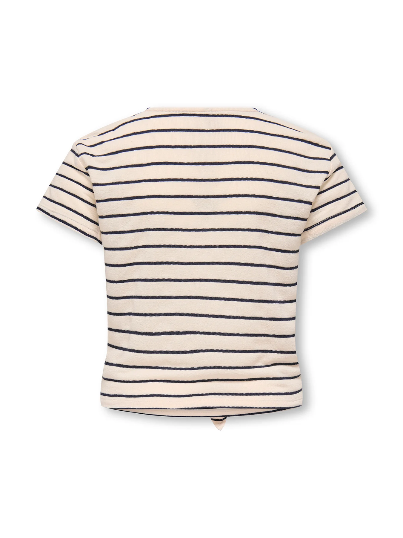 Kids' Striped Knot Top Cream - Image 3