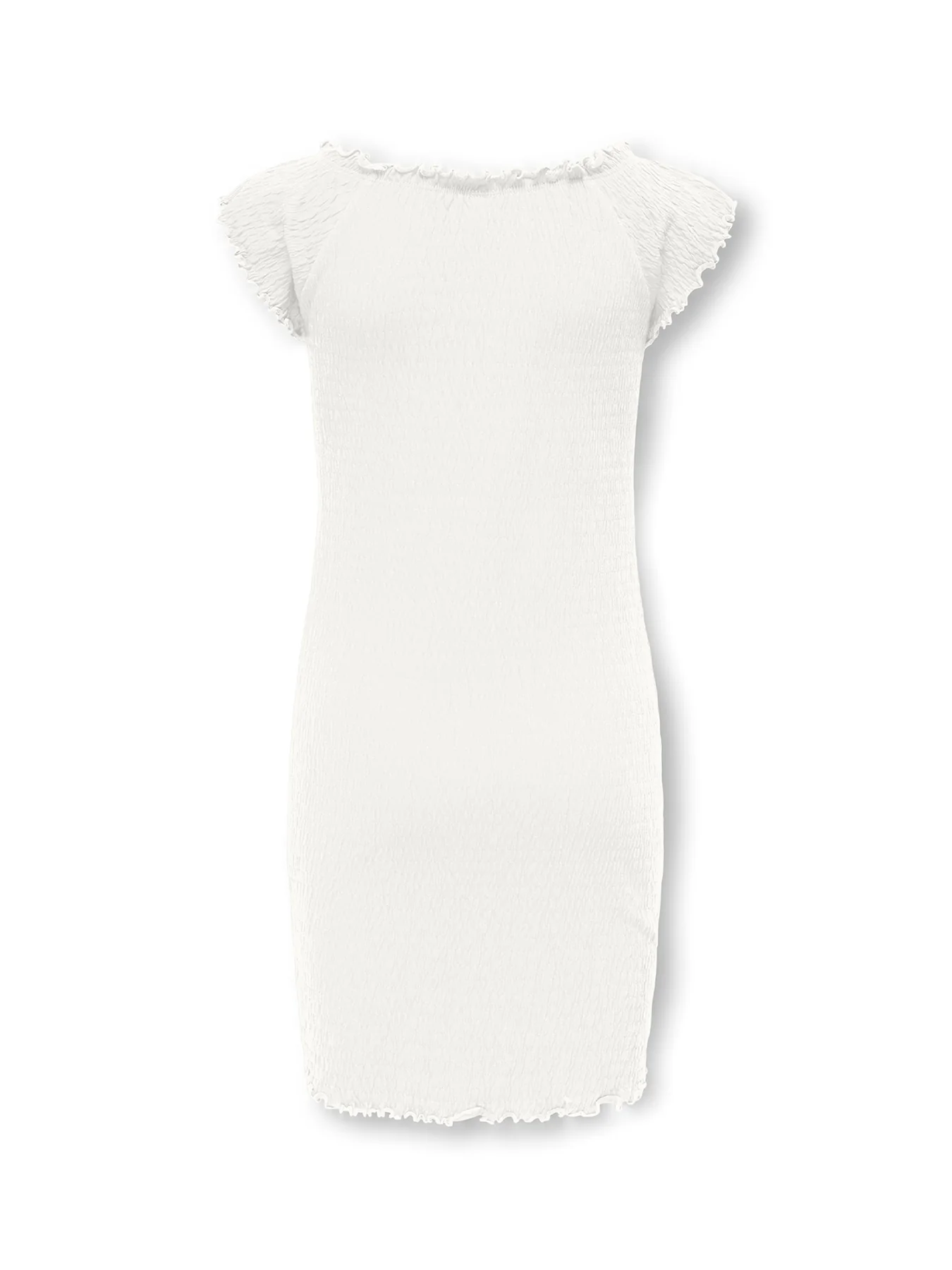 Kids' Short Sleeve Dress White - Image 2
