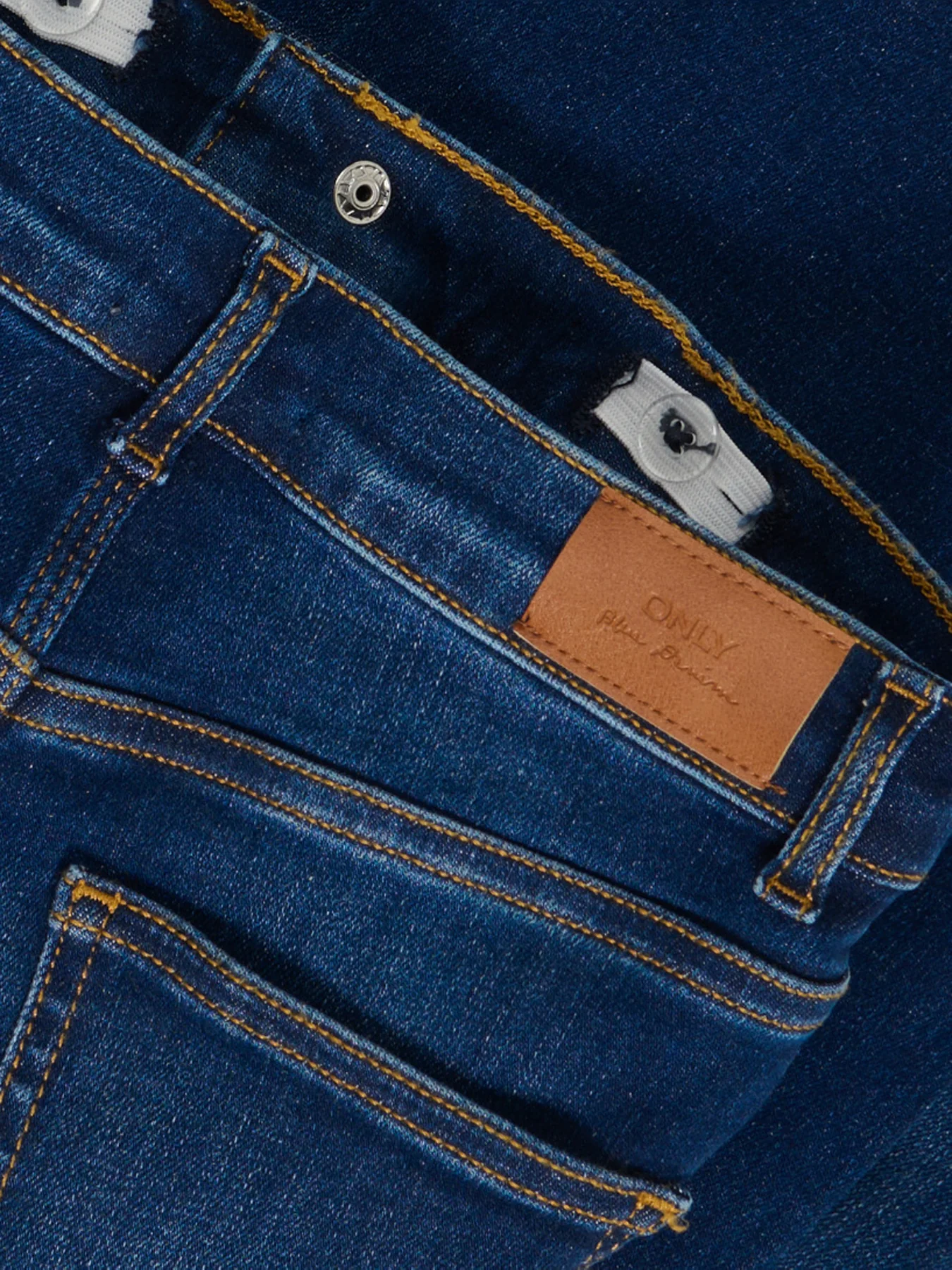 Madison Blush Wide Denim Dark Blue Denim - Image 3