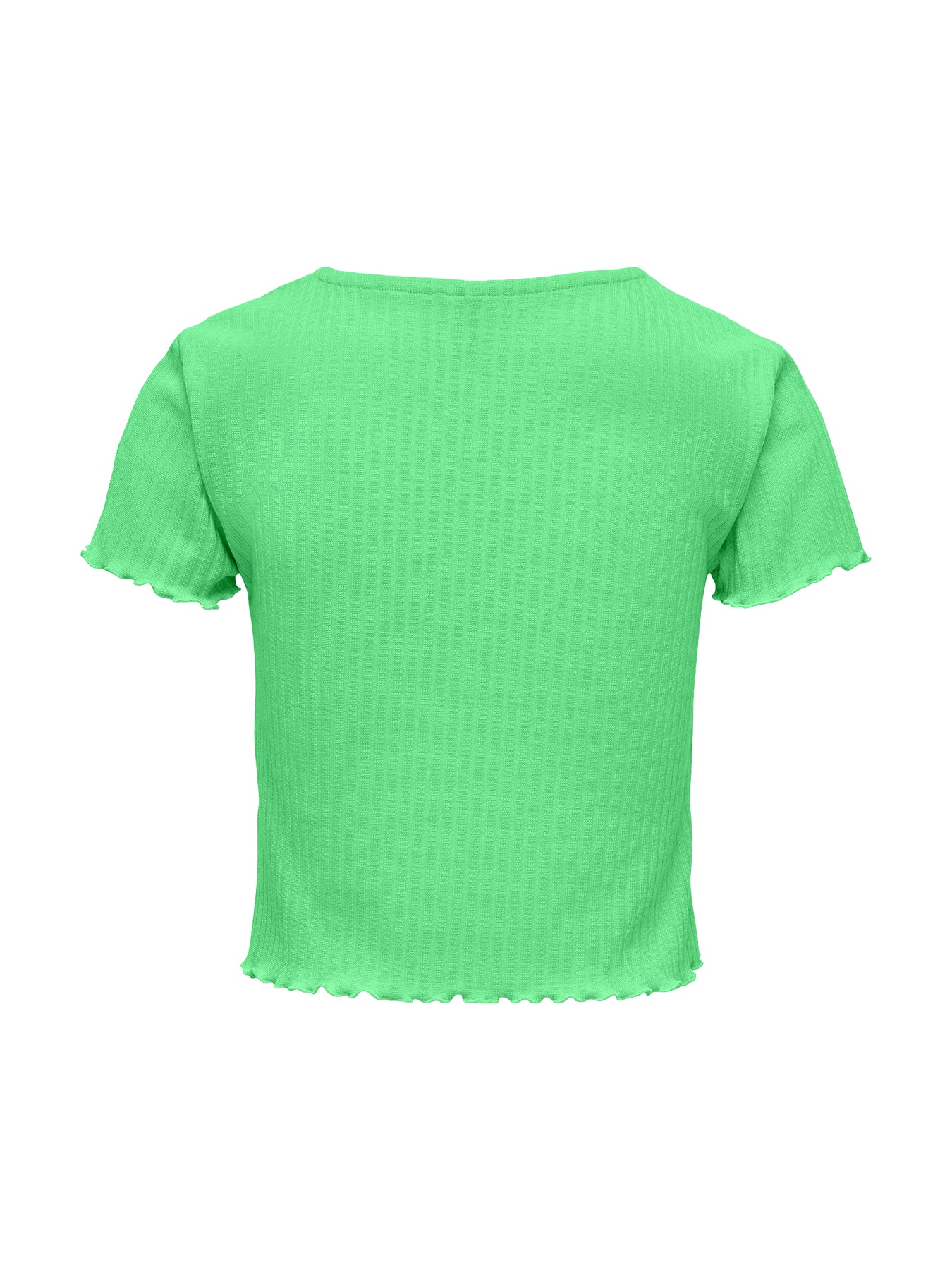 Kids’ Nella Short Sleeve Crew Neck Top Green - Image 2