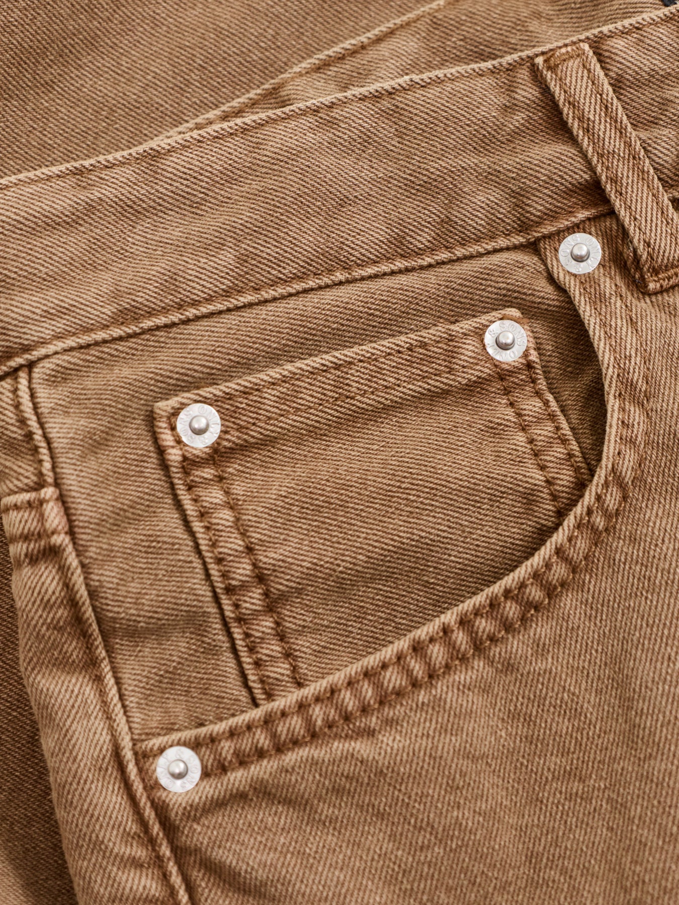 Carl Denim Shorts Brown - Image 3