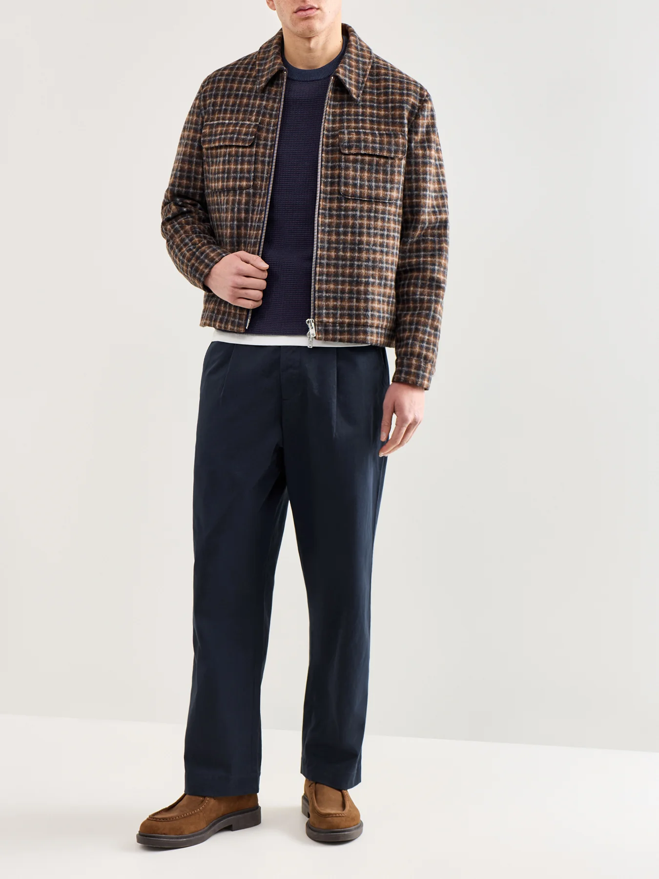 Onsdave Regular Long Sleeve Crew Neck Knit Blue - Image 2