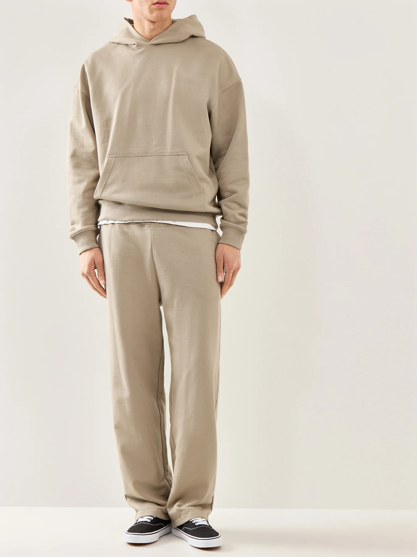 Lucas Oversized Long Sleeve Hoodie Grey - Image 2