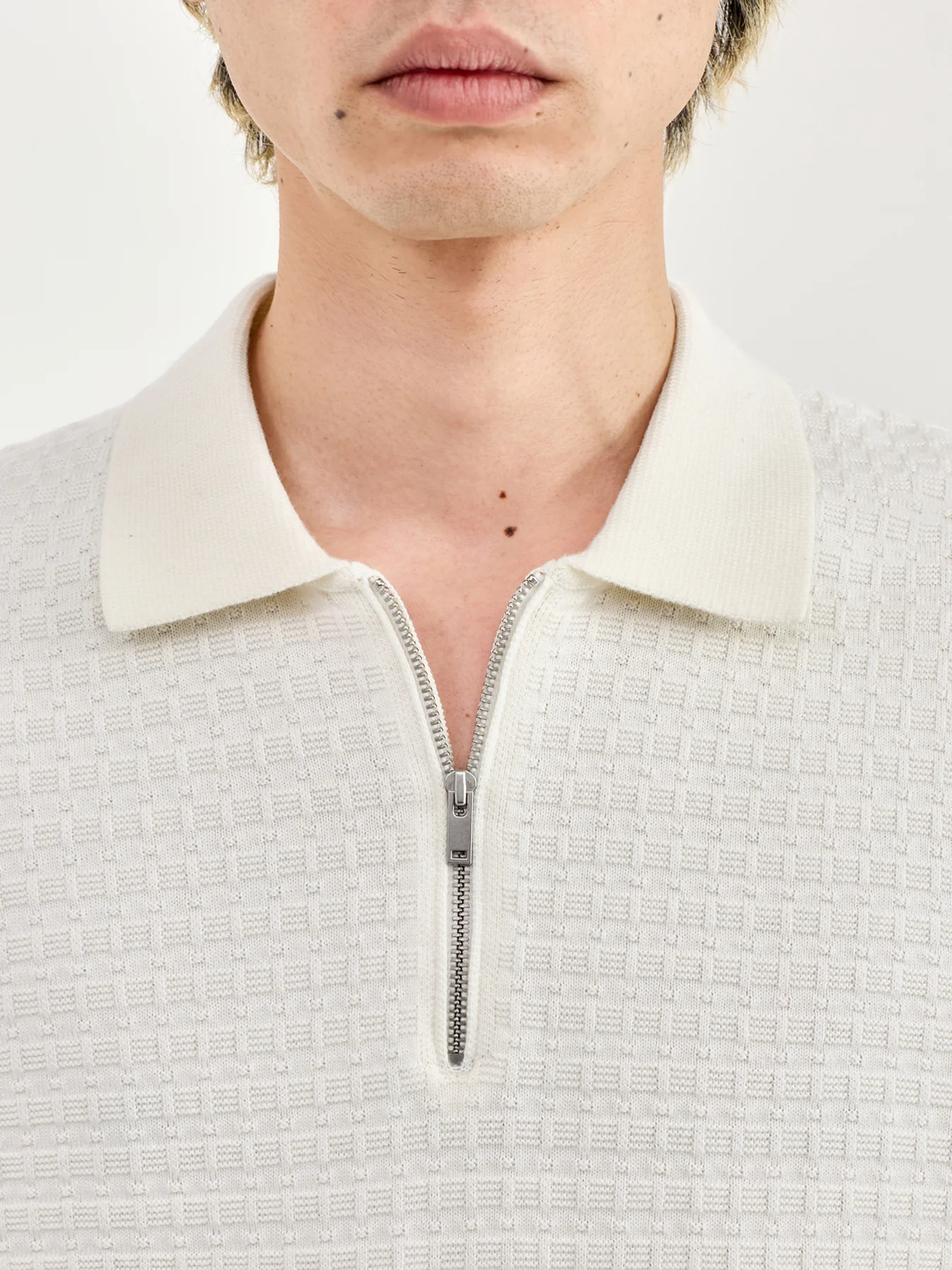 Menu Structure Polo Shirt Beige - Image 3