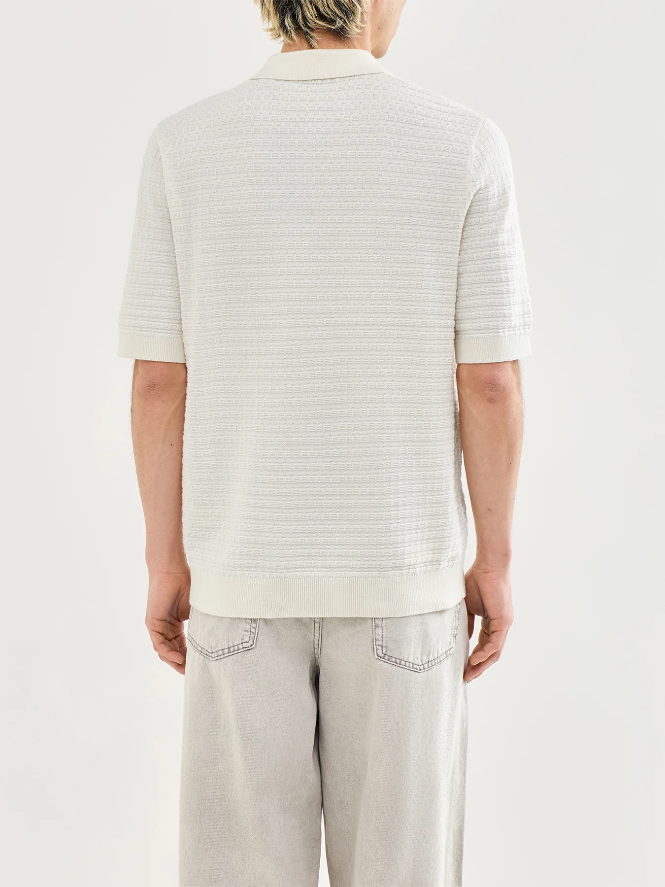 Menu Structure Polo Shirt Beige - Image 5