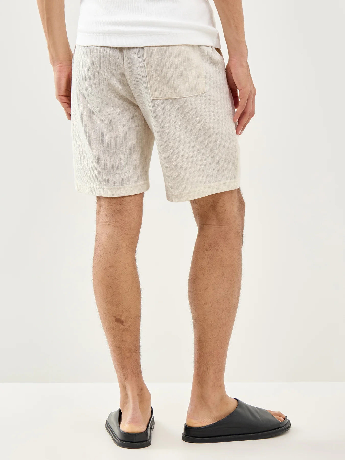 Trey Formal Shorts Cream - Image 5