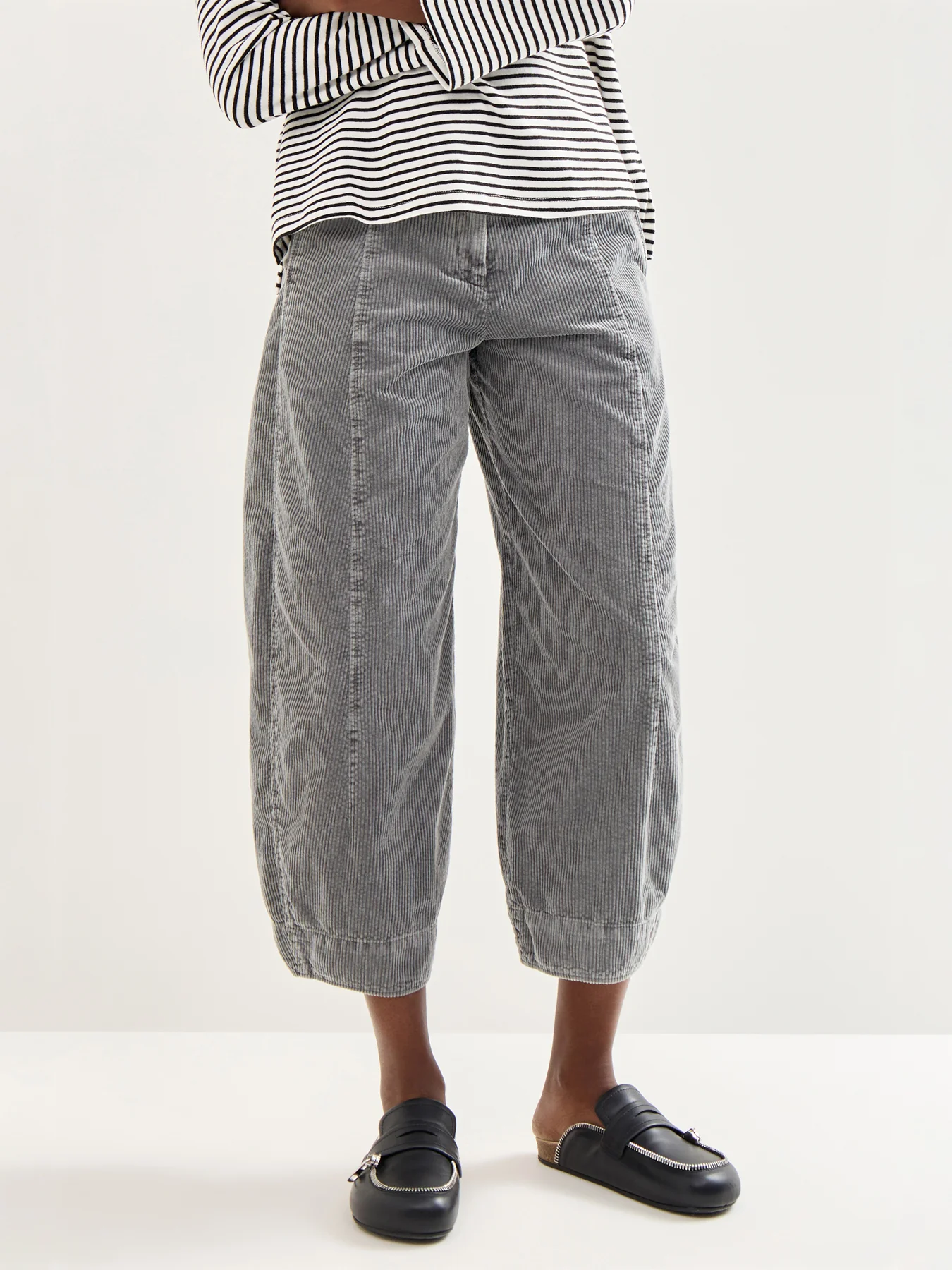 Hose 517 Cotton Trouser Grey - Image 4