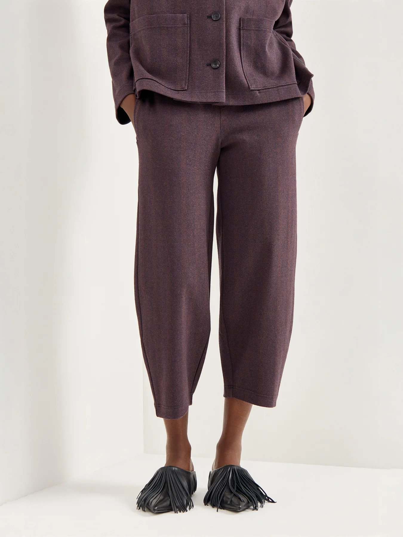 Hose 536 Cotton Trouser Red - Image 4