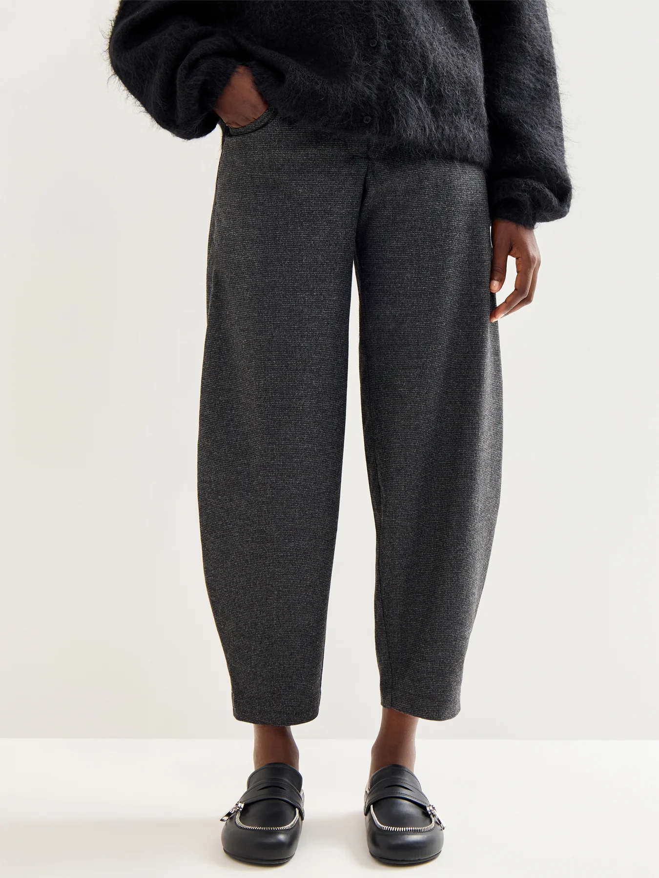 Hose 545 Cotton Trouser Grey - Image 4