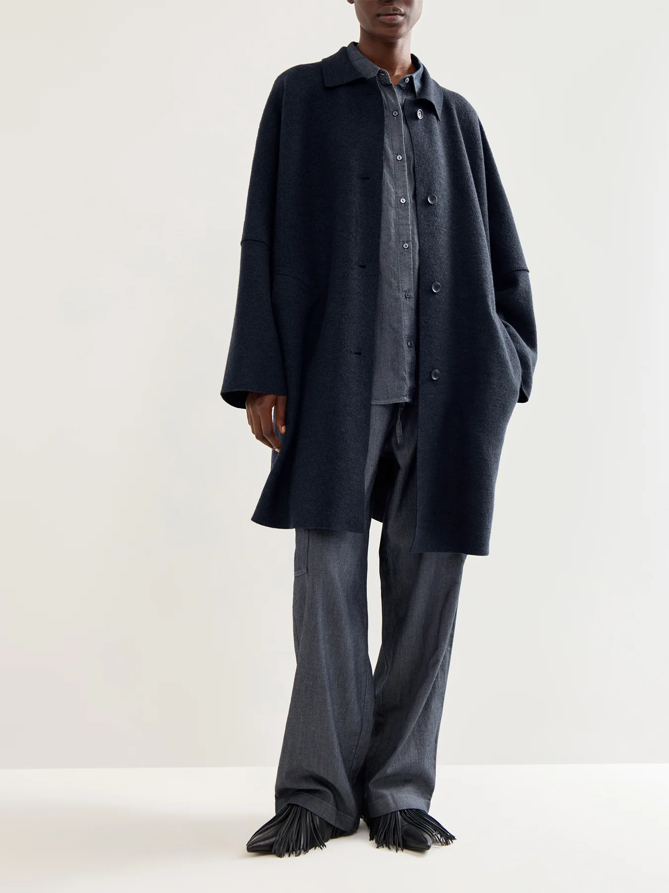 Outdoor Jacket 502 Long Sleeves Navy - Image 2