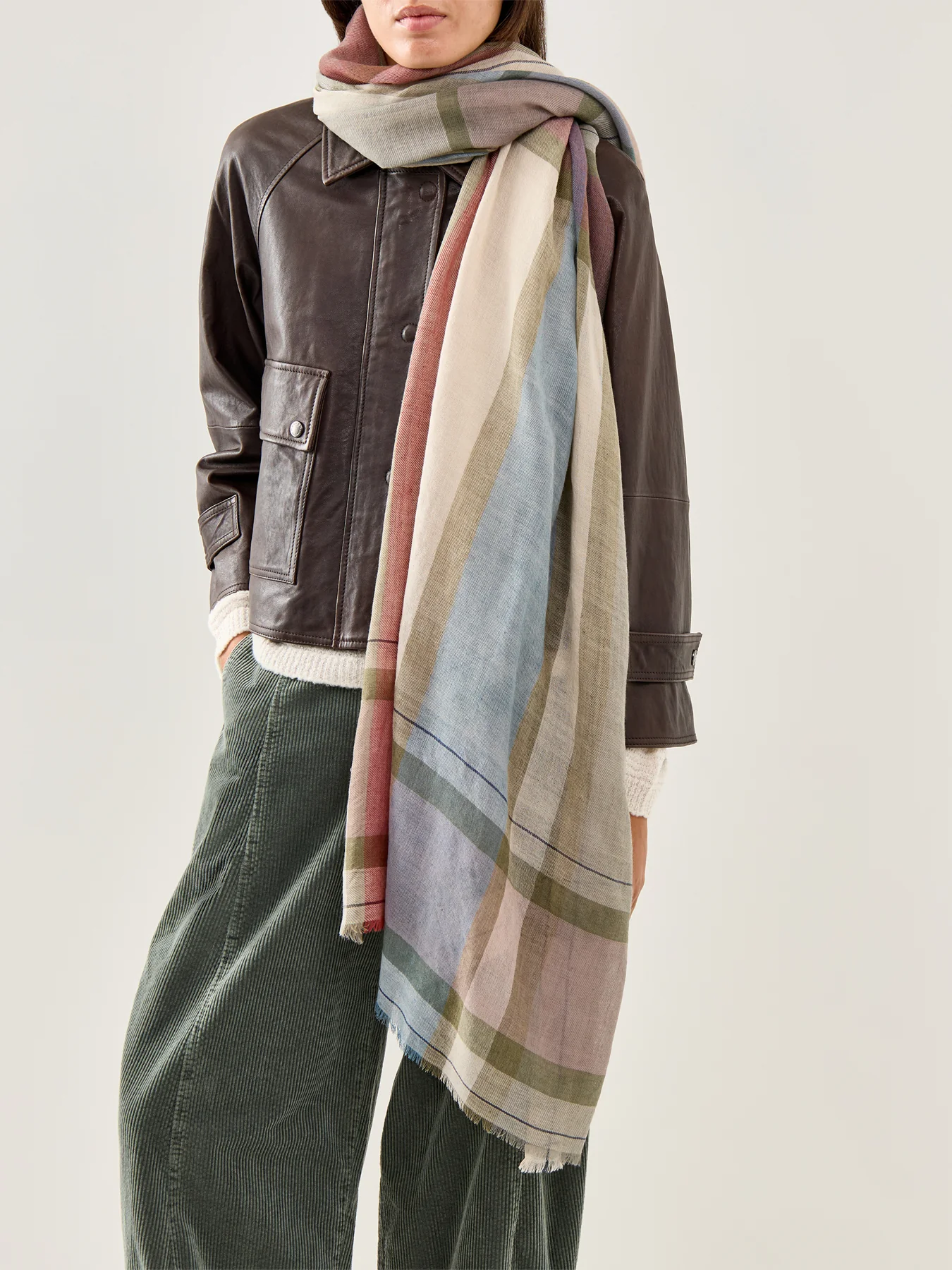 Schal 514 Scarf Grey - Image 2