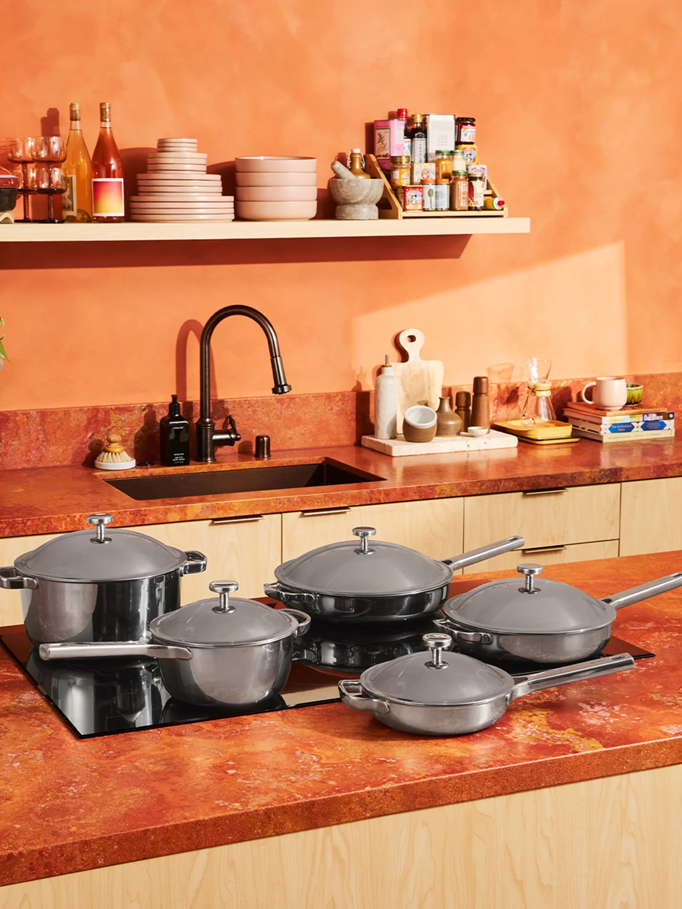 Titanium Pro Cookware Set Chrome - Image 2