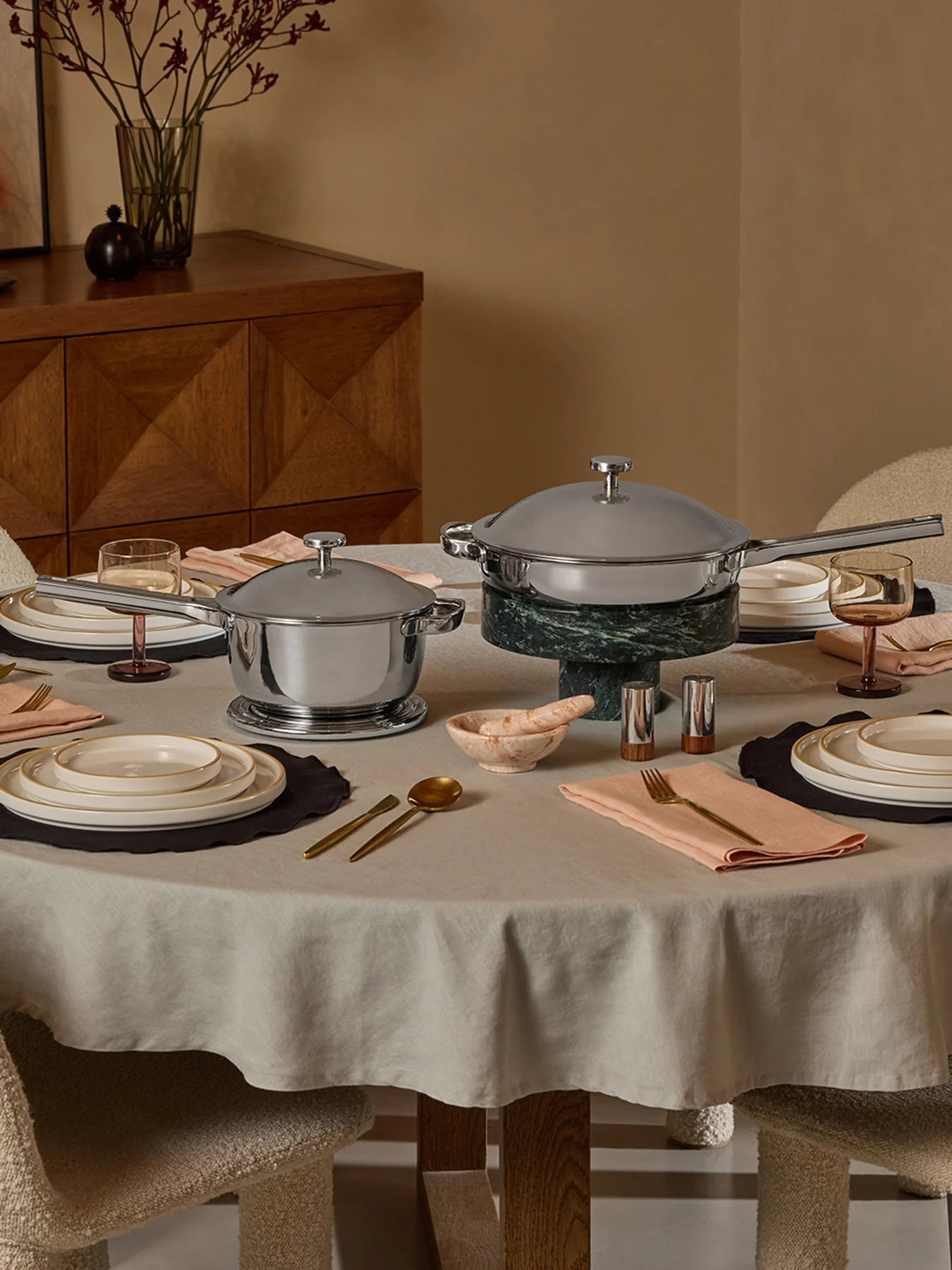 Titanium Pro Cookware Set Chrome - Image 3