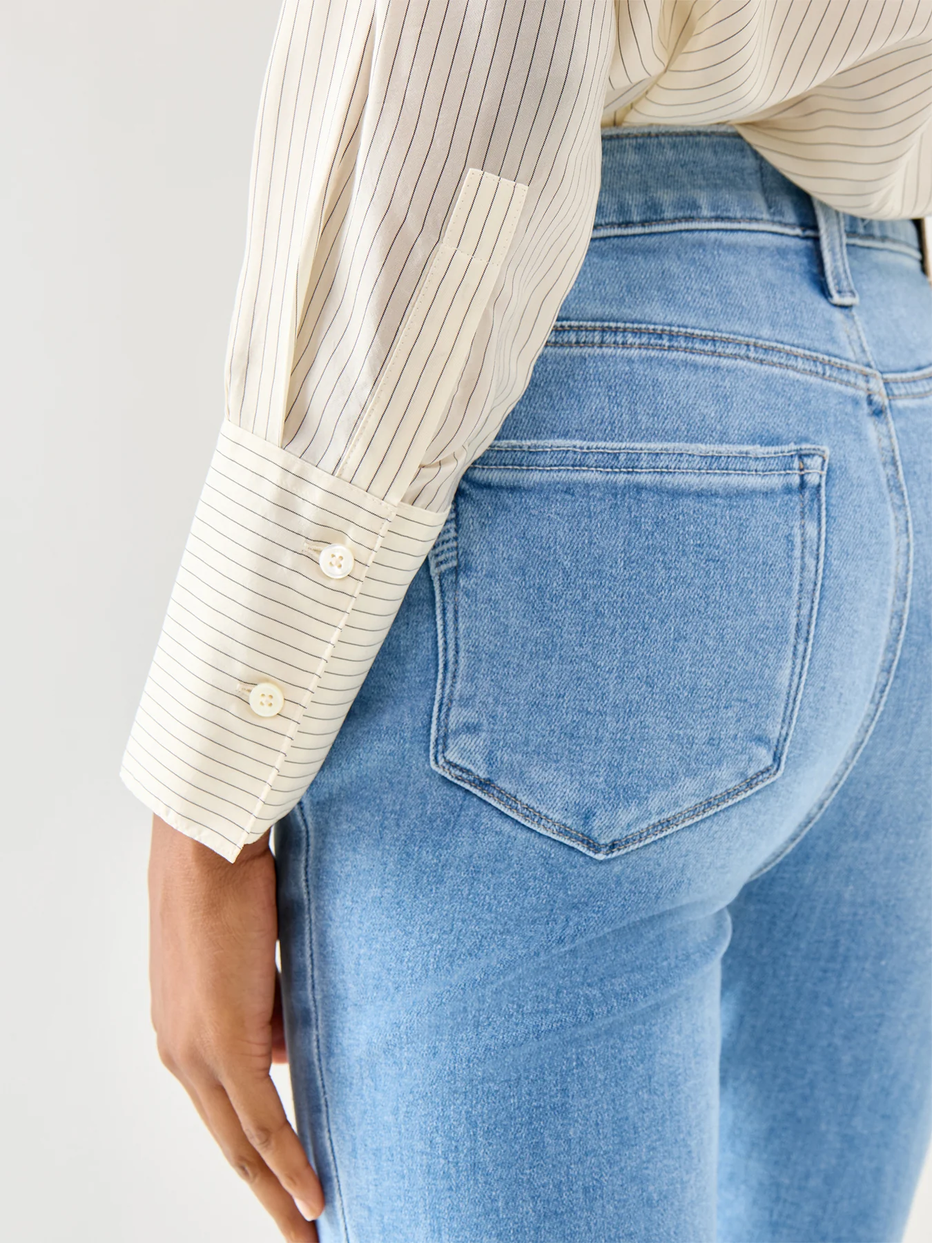 Cindy High Rise Straight Jean - Image 3