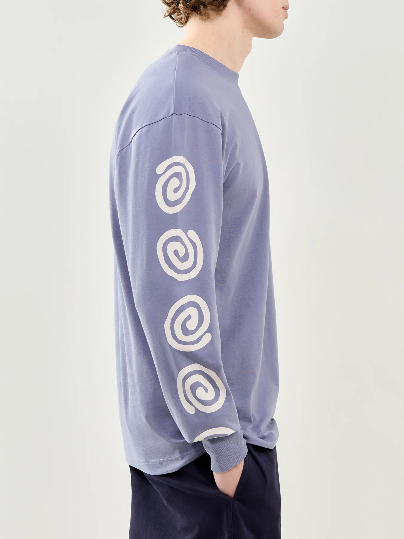 Portal Long Sleeve T-Shirt Purple - Image 3