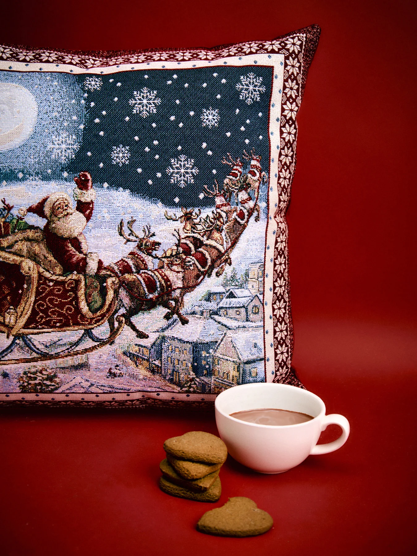 Skyride Cushion Seasonal Christmas Home Décor - Image 2
