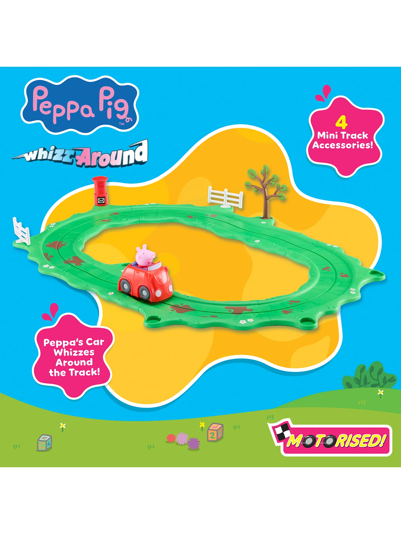 Peppa Pig Whizz Around Peppas Little Red Car Set - Image 2